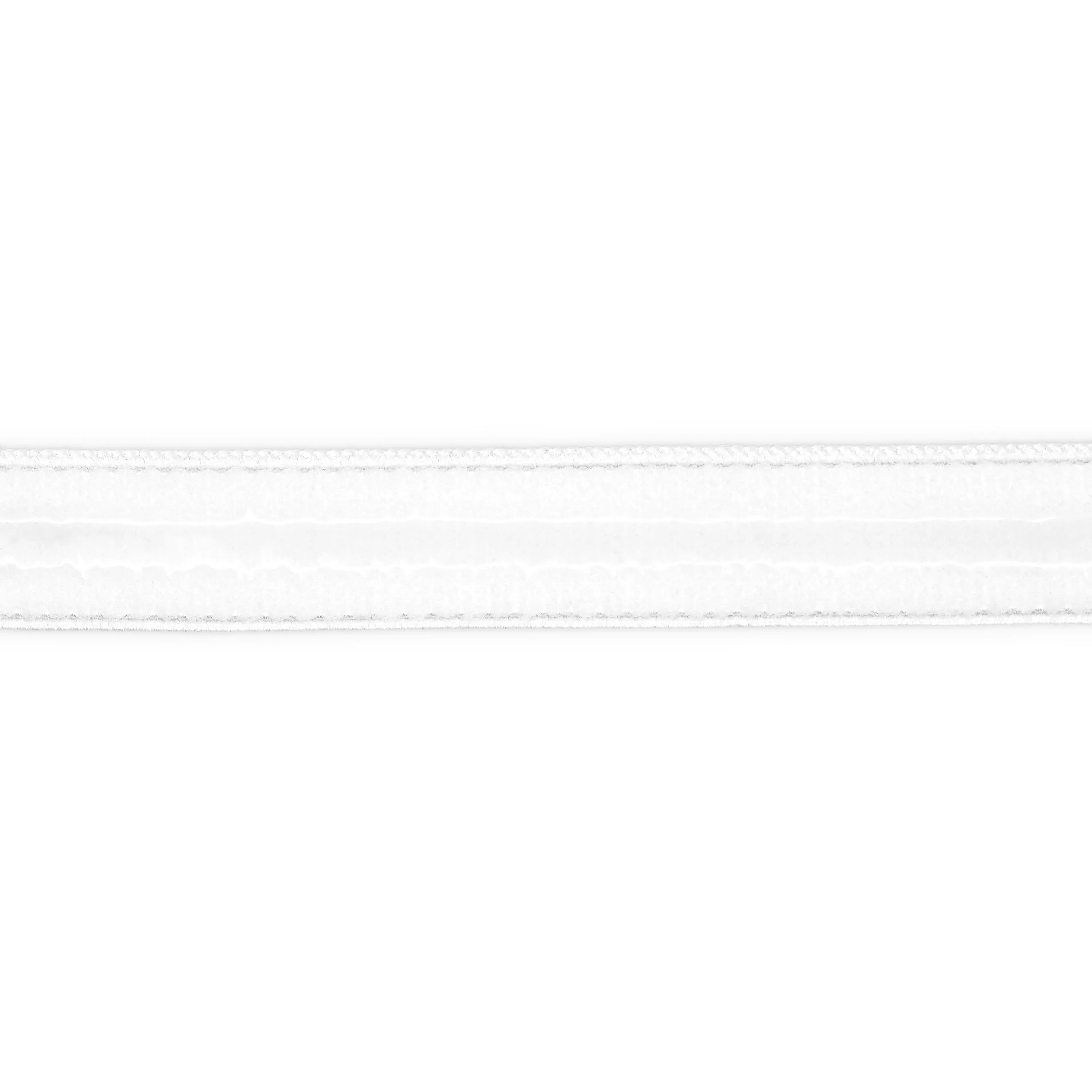 3/8" Non-Slip Elastic, White, 1 yd