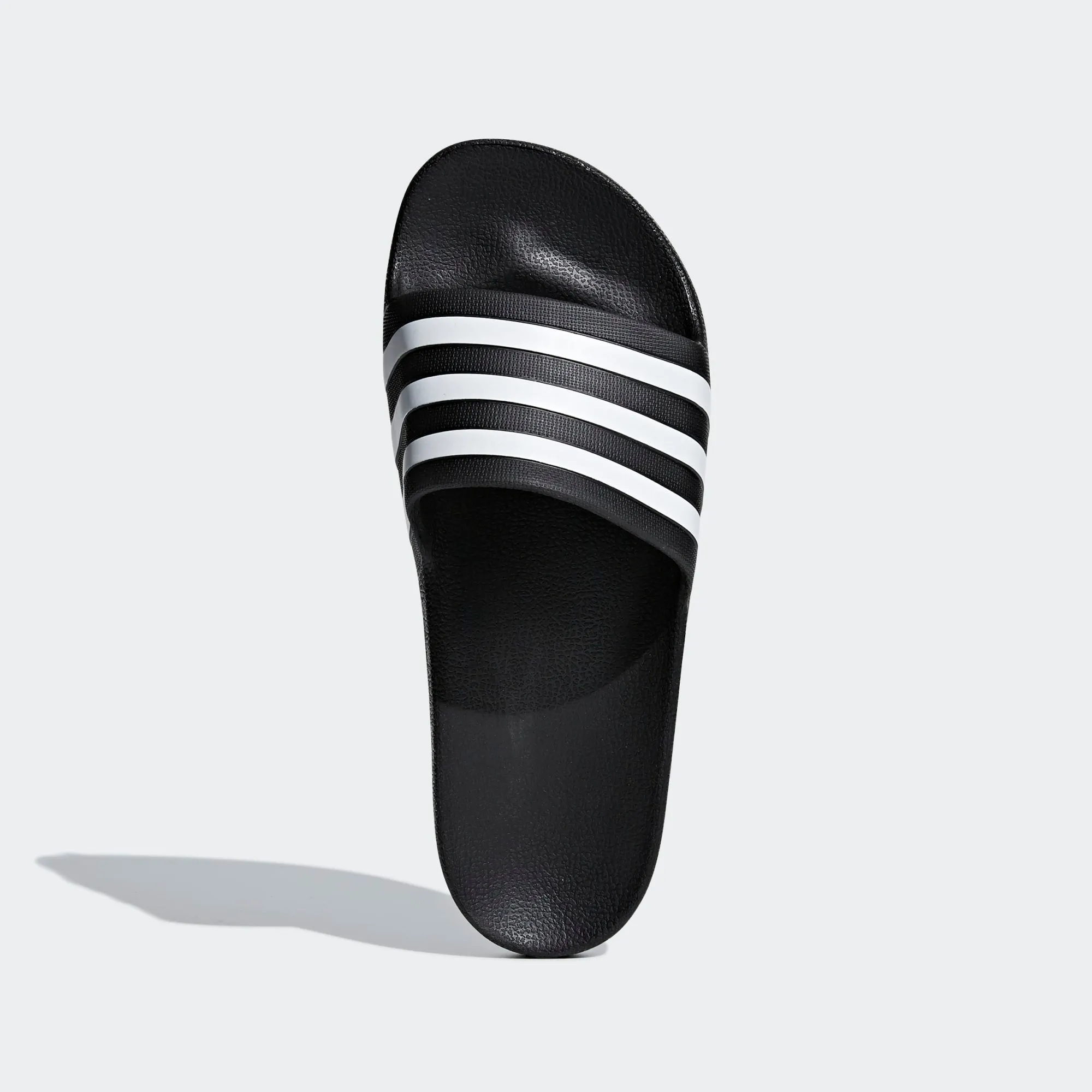 Adidas Adilette Aqua Stripe Slides (Black/White)(F35543)