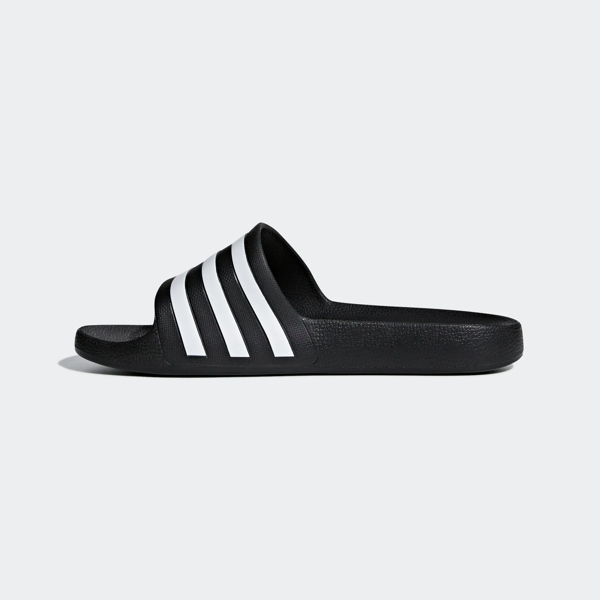 Adidas Adilette Aqua Stripe Slides (Black/White)(F35543)