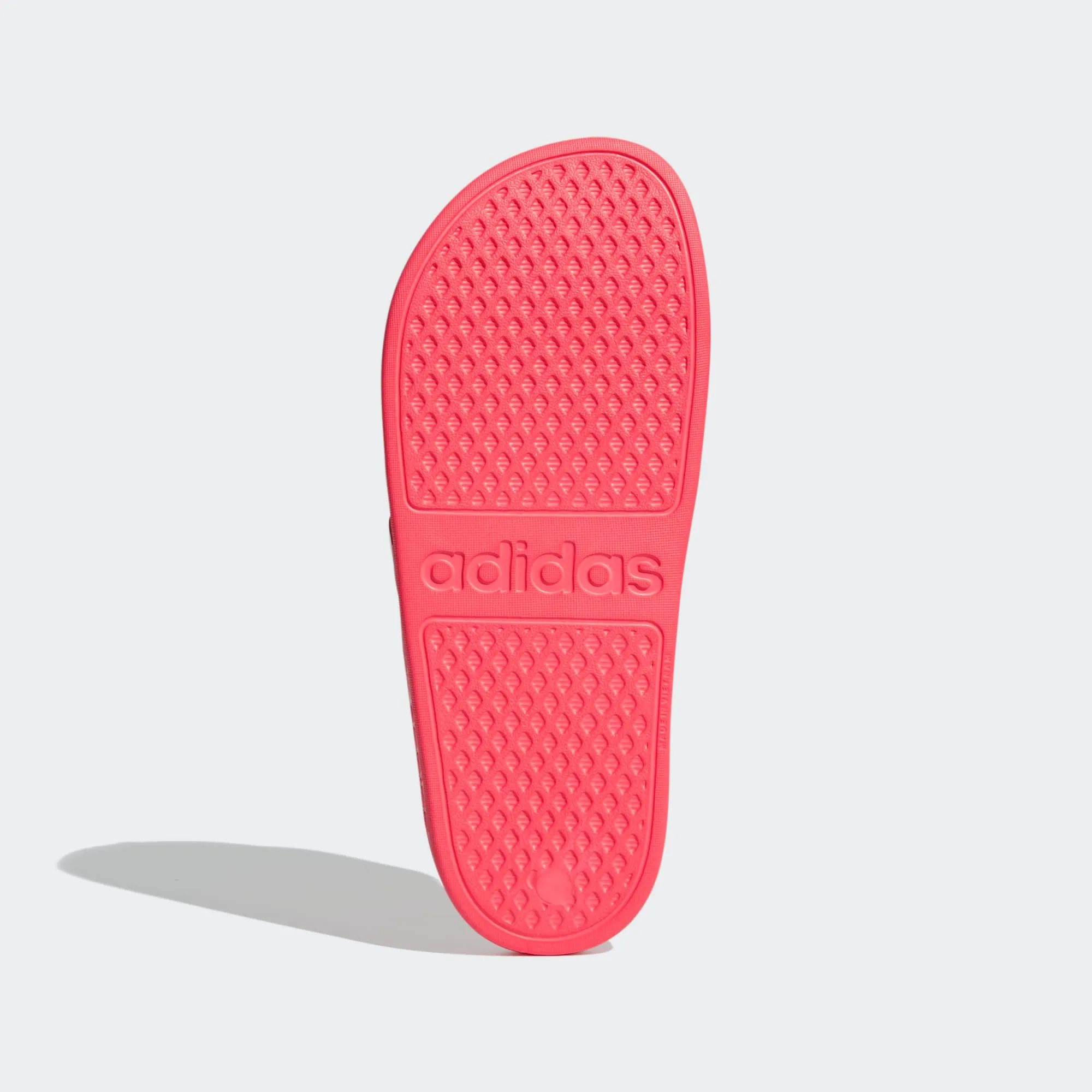Adidas Adilette Aqua Stripe Slides (Signal Pink)(FW4292)