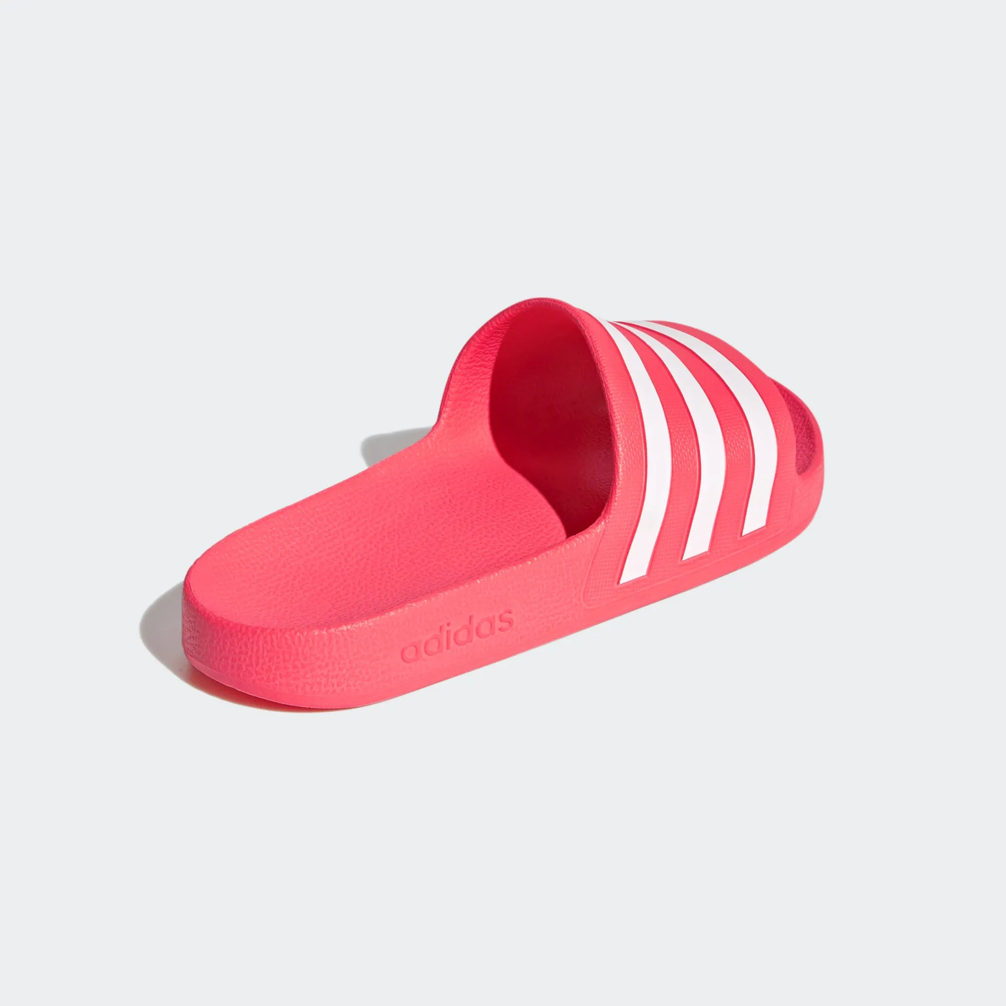 Adidas Adilette Aqua Stripe Slides (Signal Pink)(FW4292)