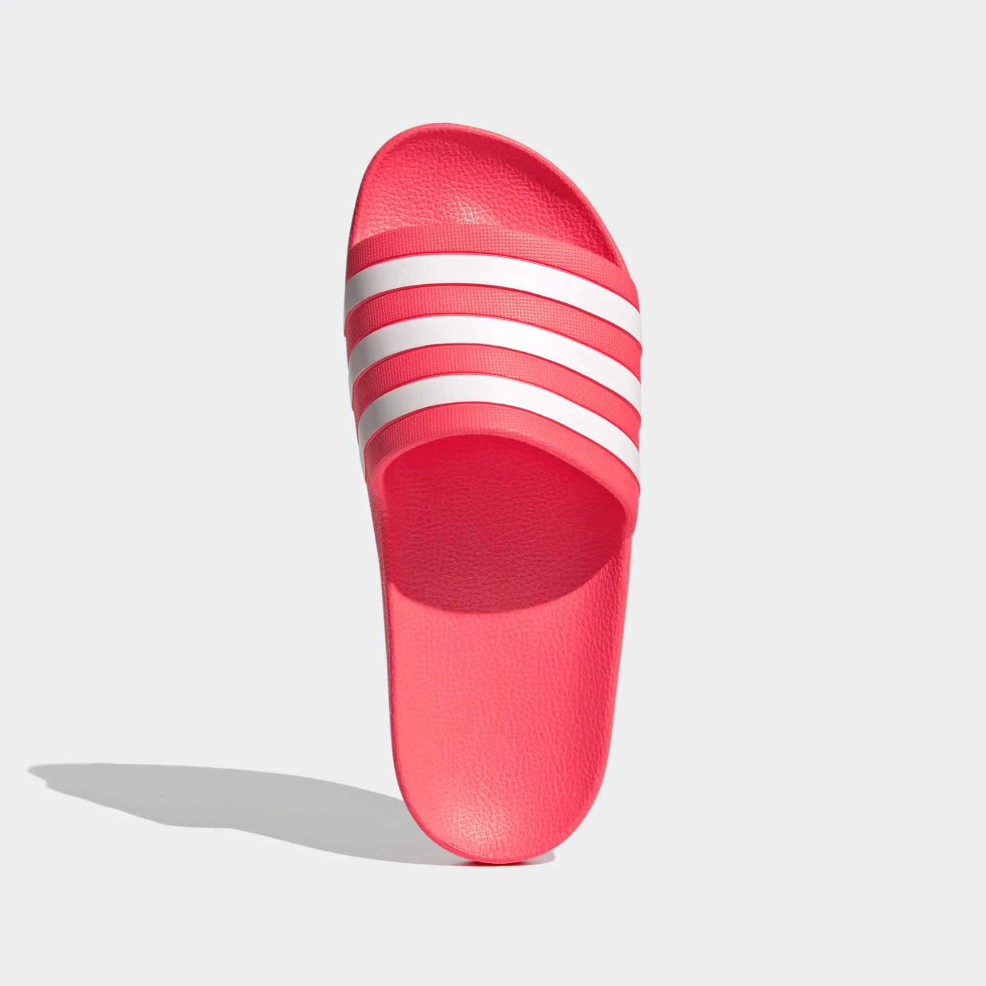 Adidas Adilette Aqua Stripe Slides (Signal Pink)(FW4292)