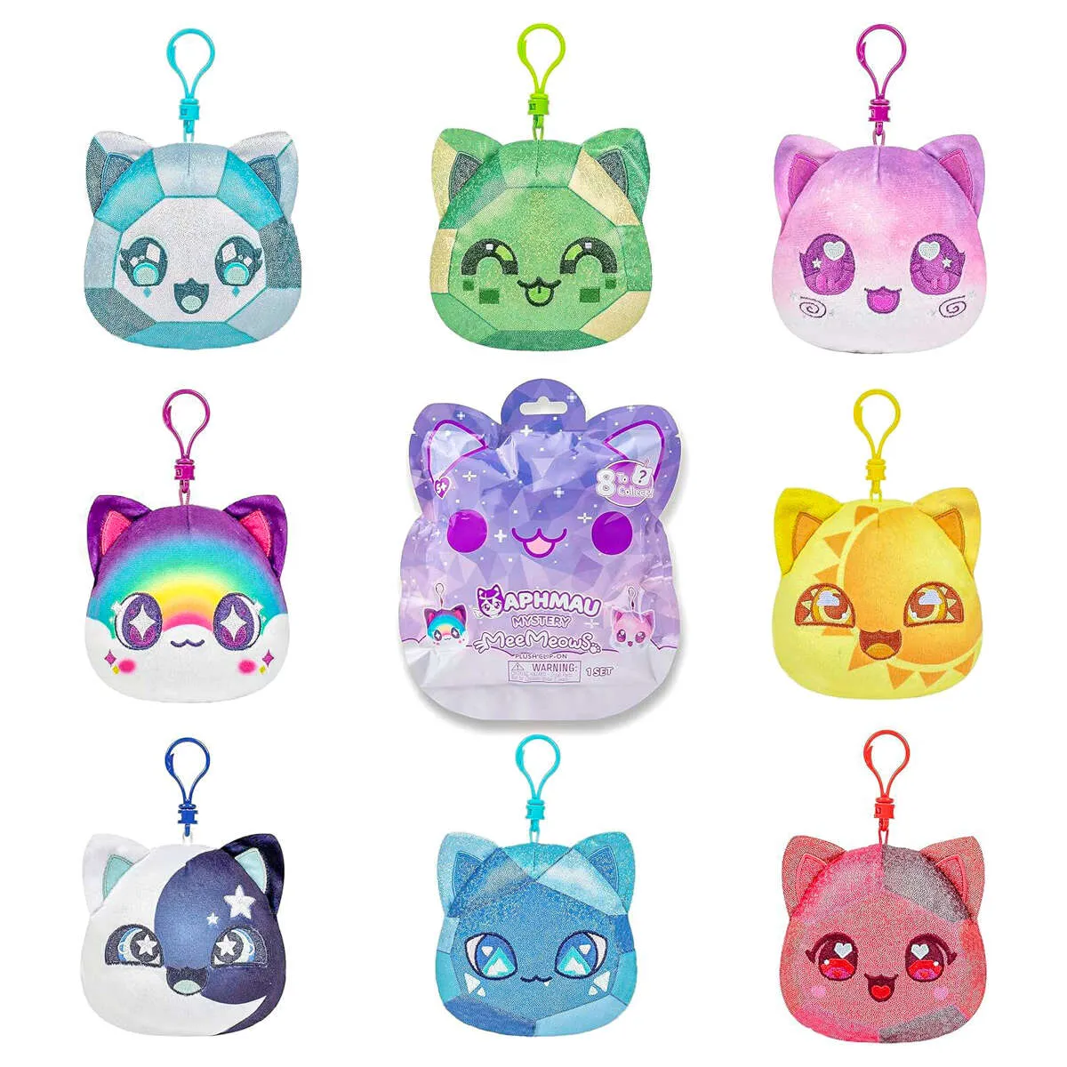 Aphmau MeeMeows Mystery Plush Clip-On Figure