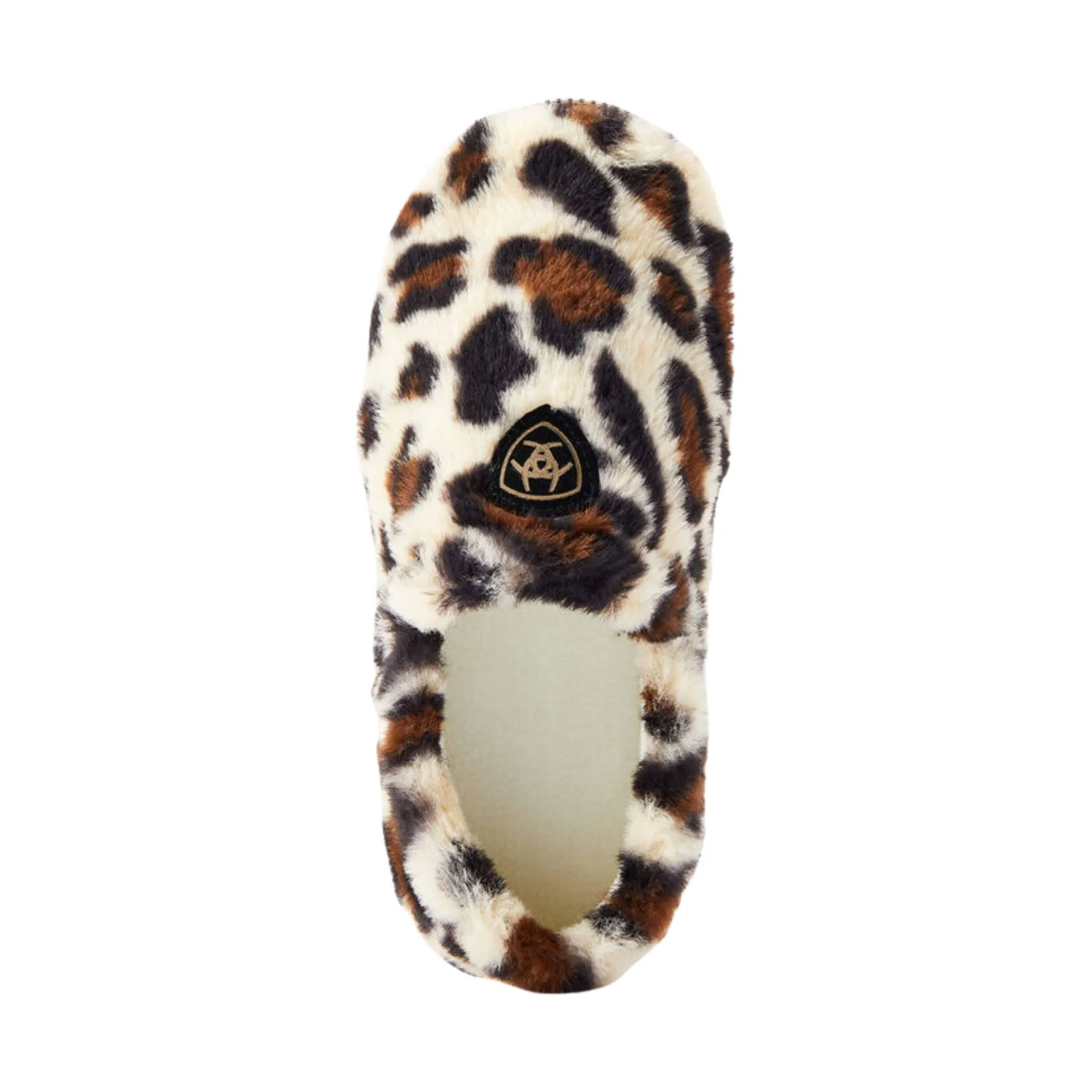 Ariat Women's Snuggle Slippers - Cream Leopard