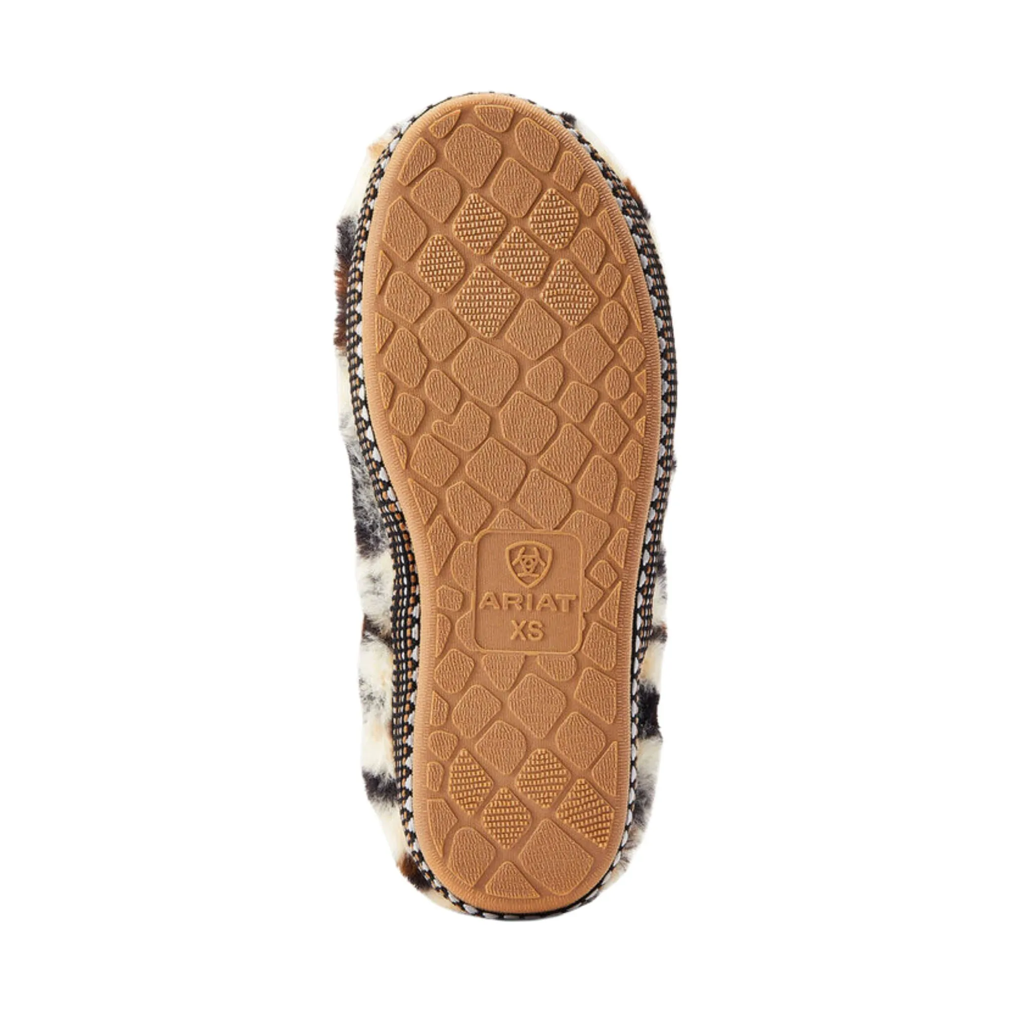 Ariat Women's Snuggle Slippers - Cream Leopard