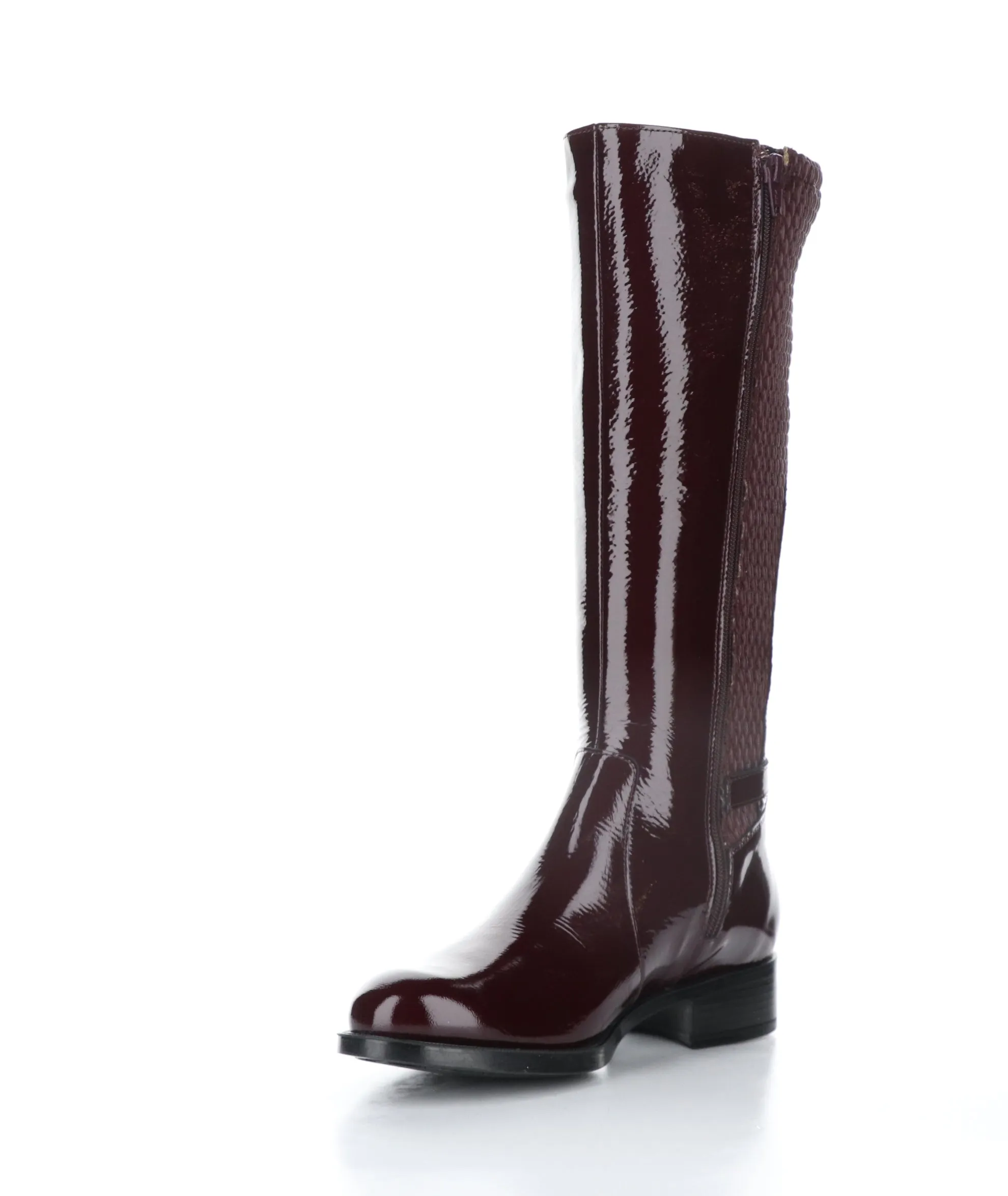 BAWN Bordo Zip Up Boots|BAWN Bottes avec Fermeture Zipp��e in Rouge