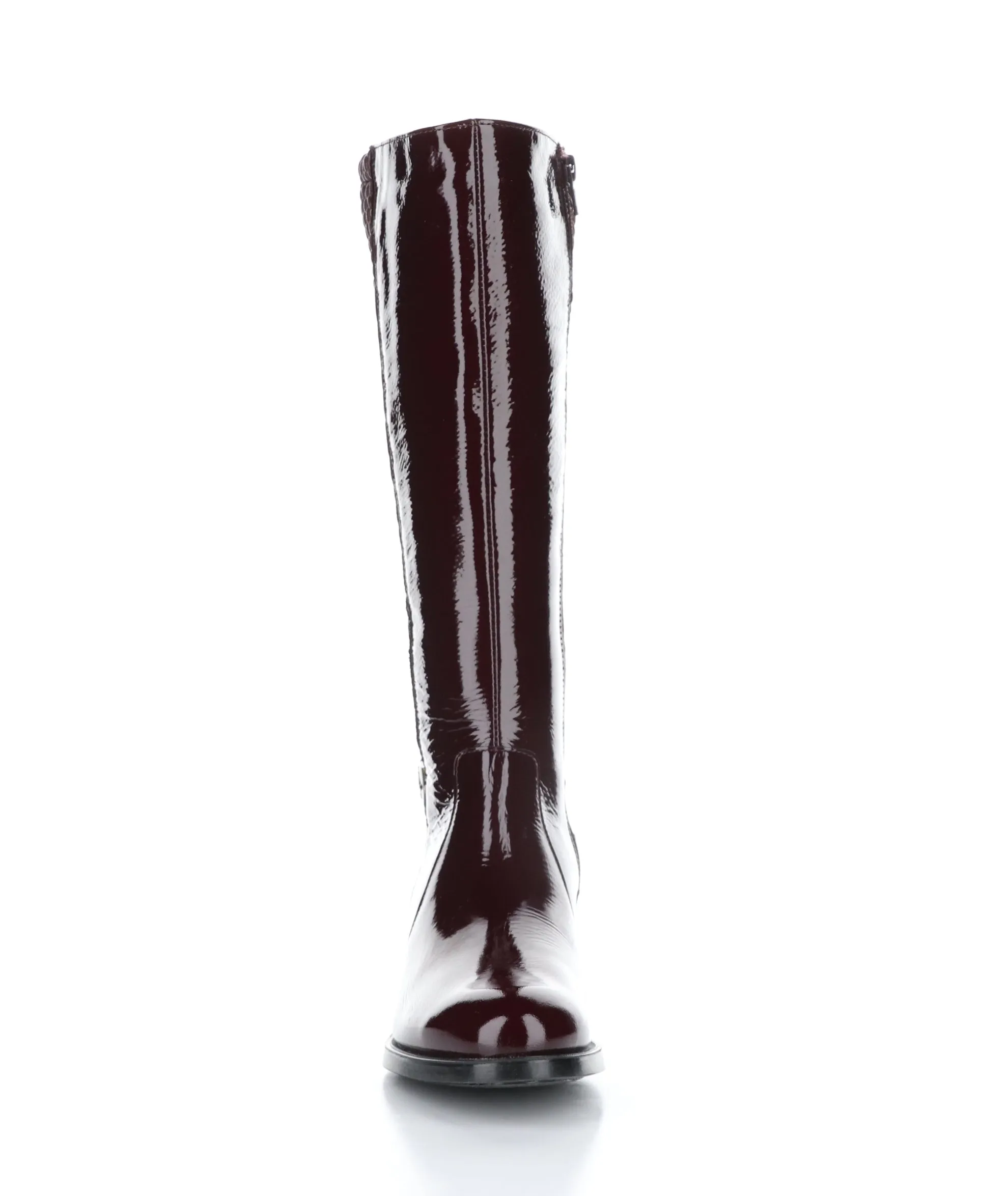 BAWN Bordo Zip Up Boots|BAWN Bottes avec Fermeture Zipp��e in Rouge