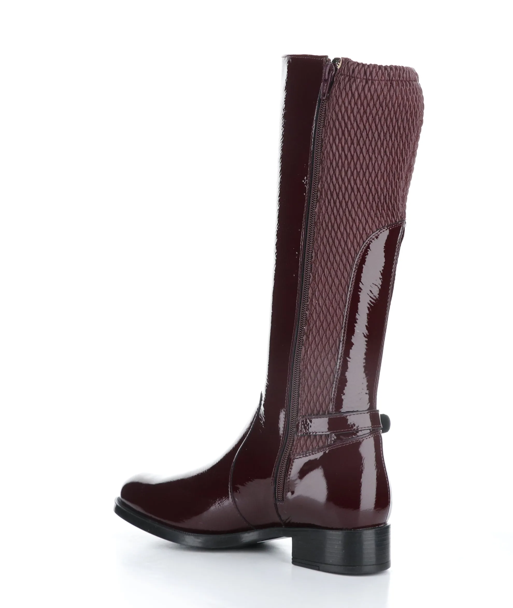 BAWN Bordo Zip Up Boots|BAWN Bottes avec Fermeture Zipp��e in Rouge
