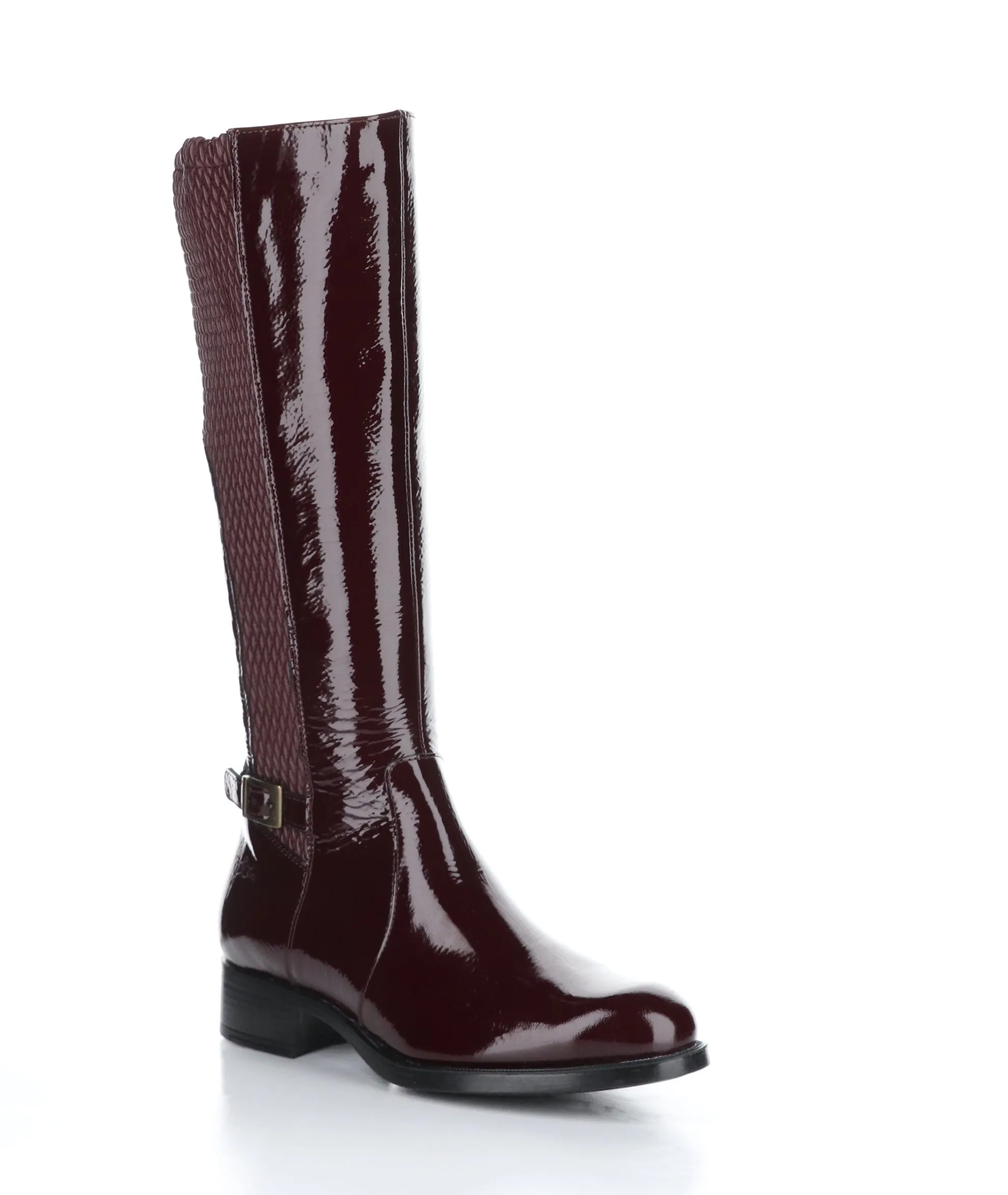 BAWN Bordo Zip Up Boots|BAWN Bottes avec Fermeture Zipp��e in Rouge