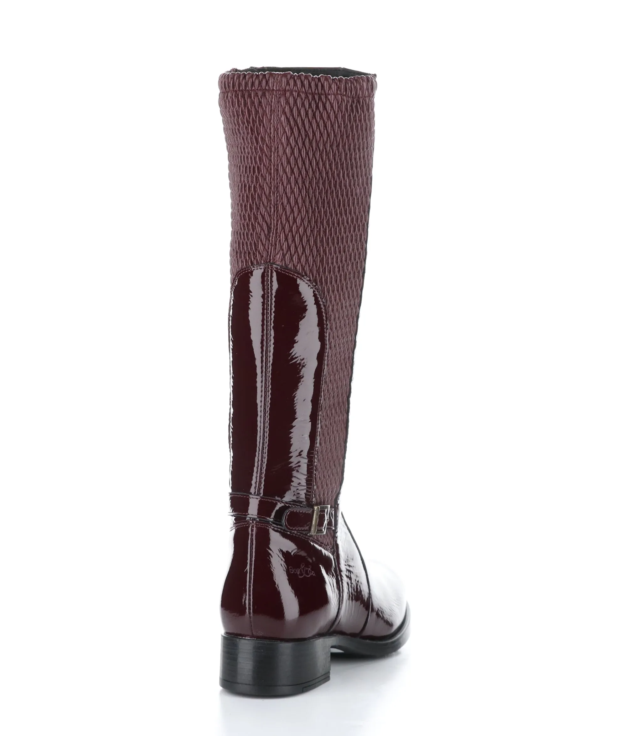 BAWN Bordo Zip Up Boots|BAWN Bottes avec Fermeture Zipp��e in Rouge