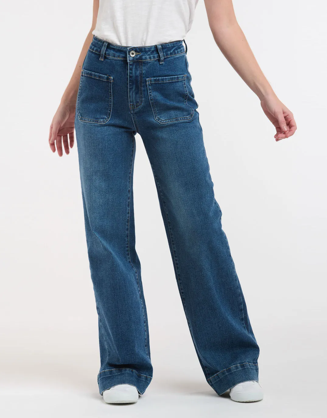 Bobbi Denim Jeans - Mid Wash