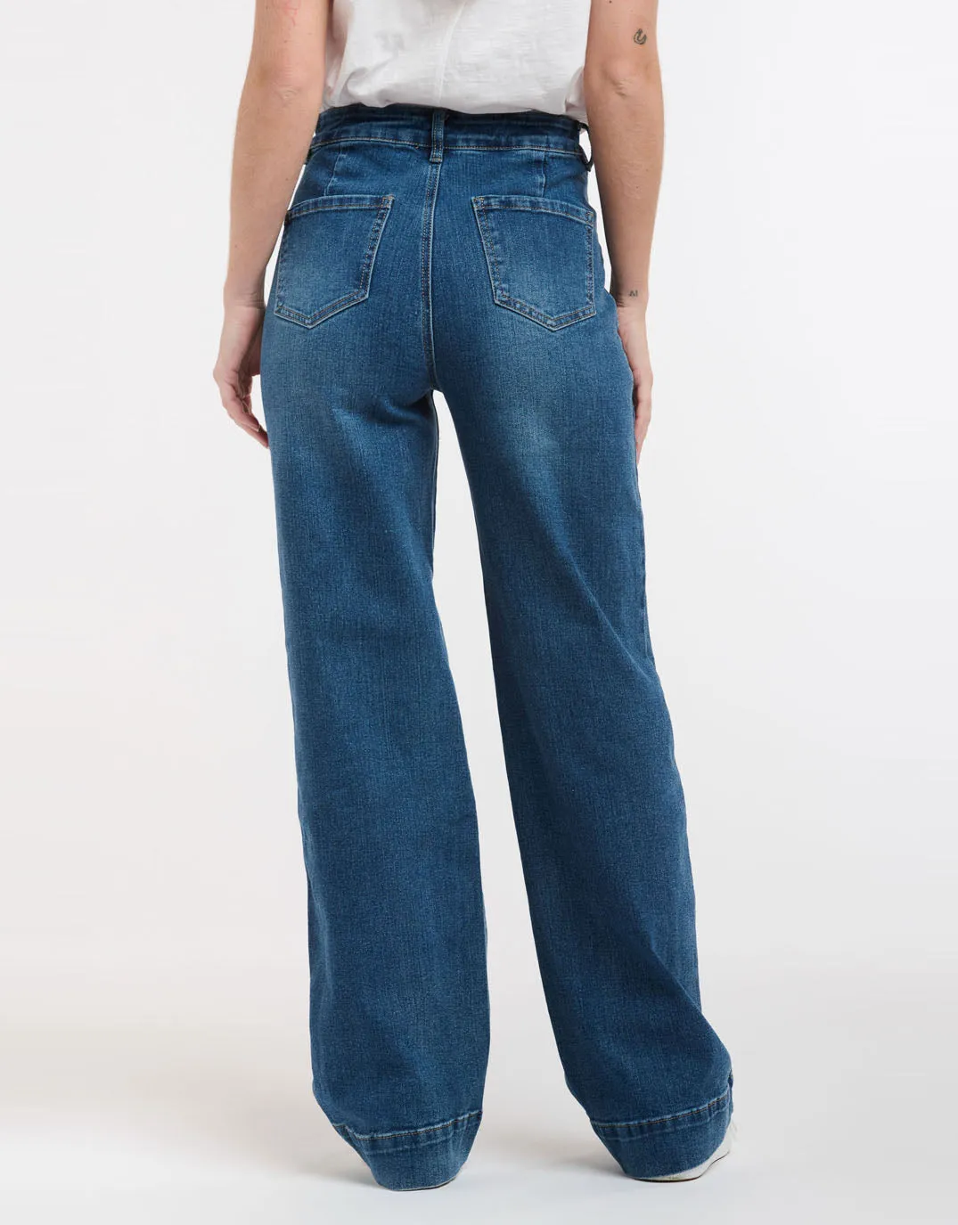 Bobbi Denim Jeans - Mid Wash