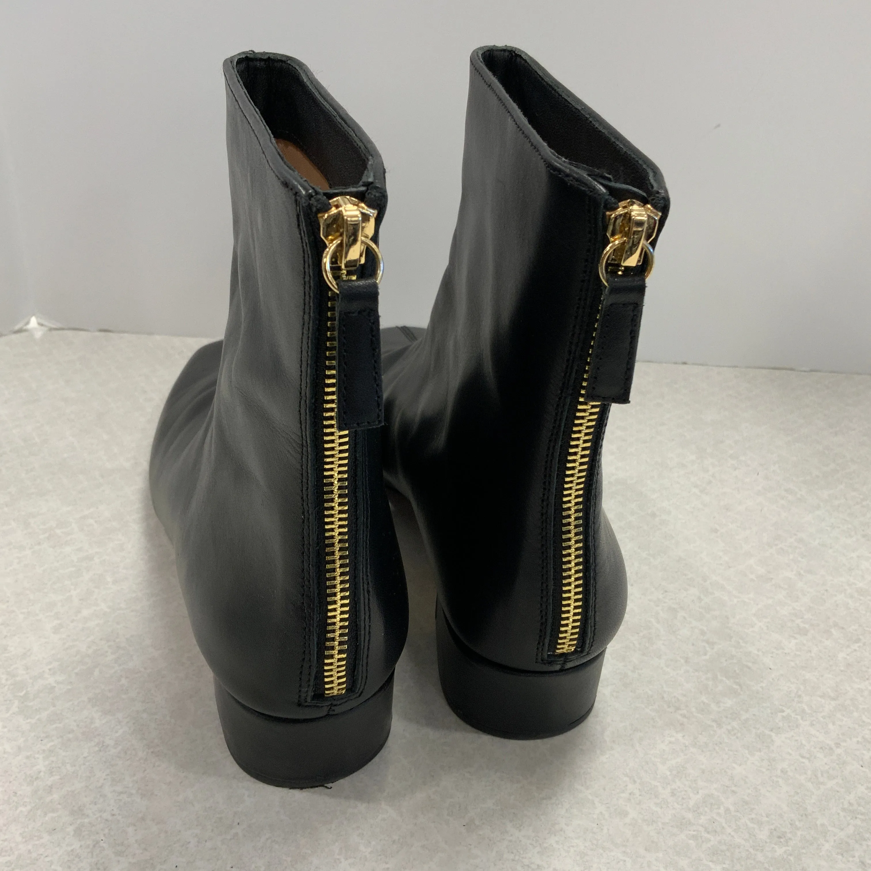 Boots Ankle Flats By J. Crew In Black, Size: 8.5