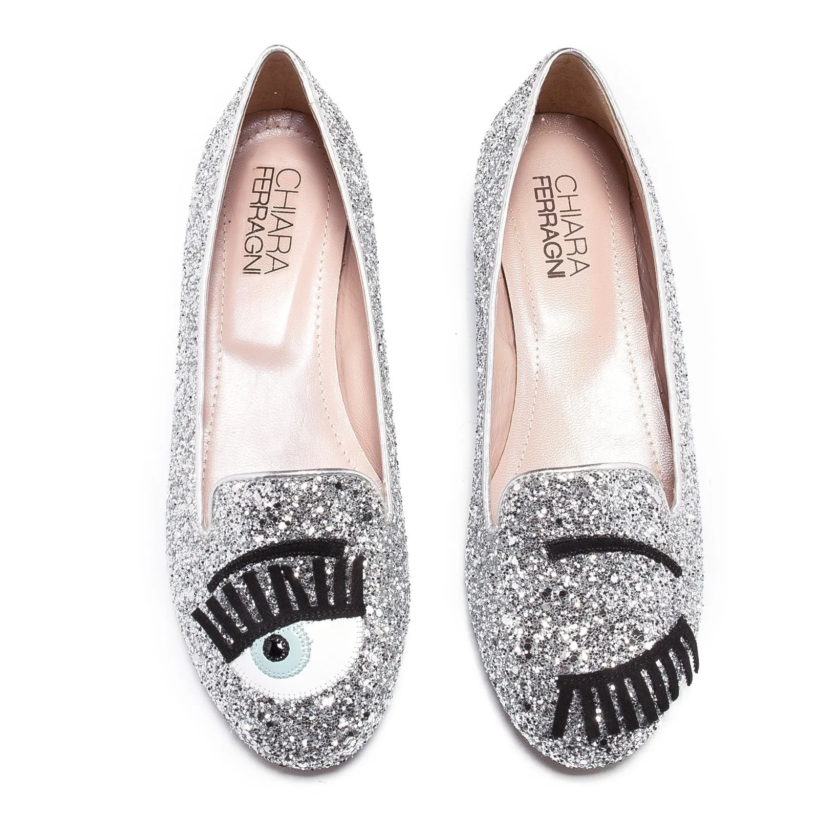 Chiara Ferragni Flirting Italian Leather Flats (4 Colors)