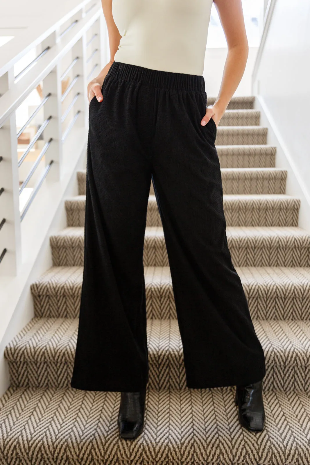 Come Rain or Shine Wide Leg Pants - 11/1/2024