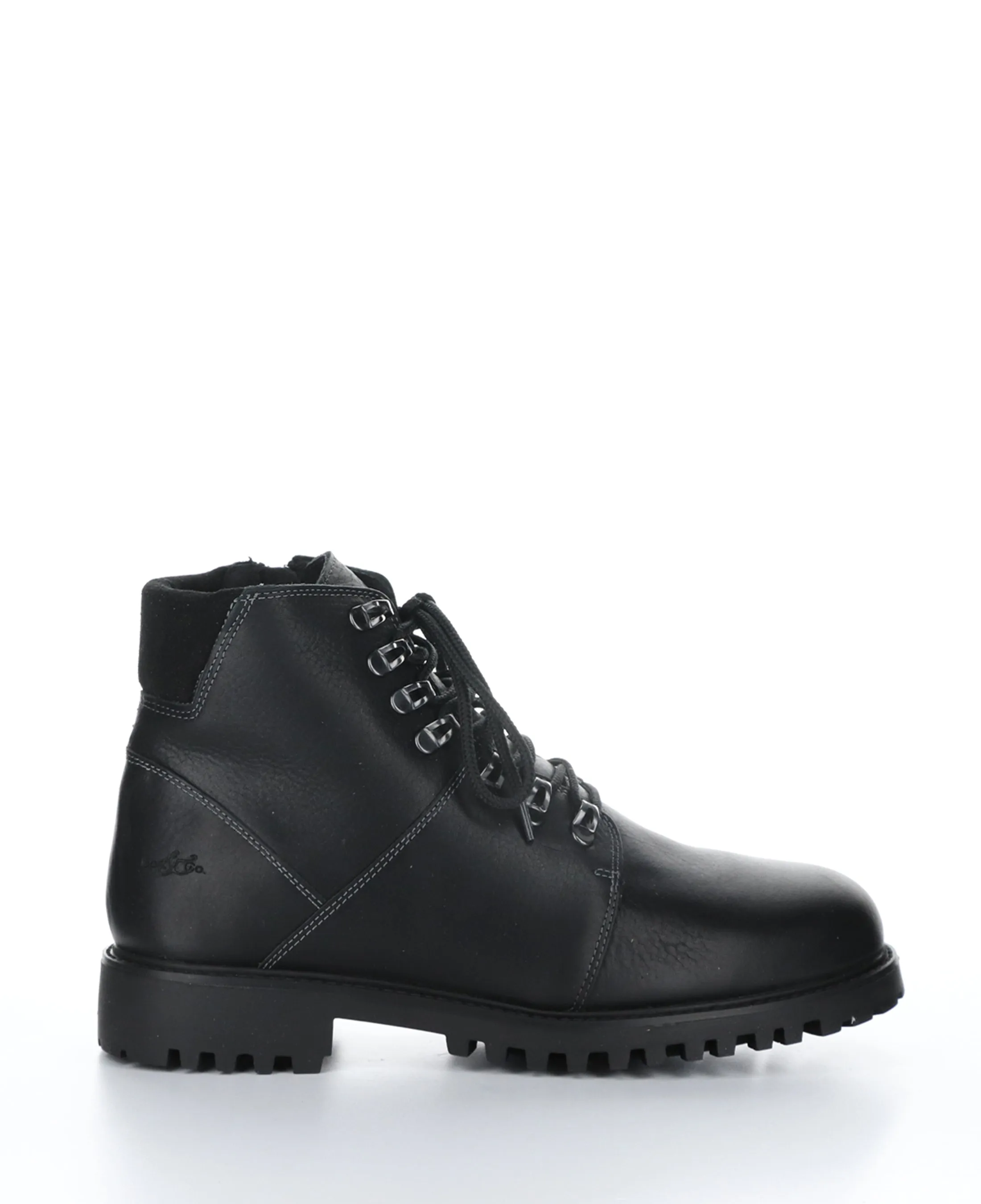 DAWSON Black Zip Up Boots|DAWSON Bottes avec Fermeture Zipp��e in Noir