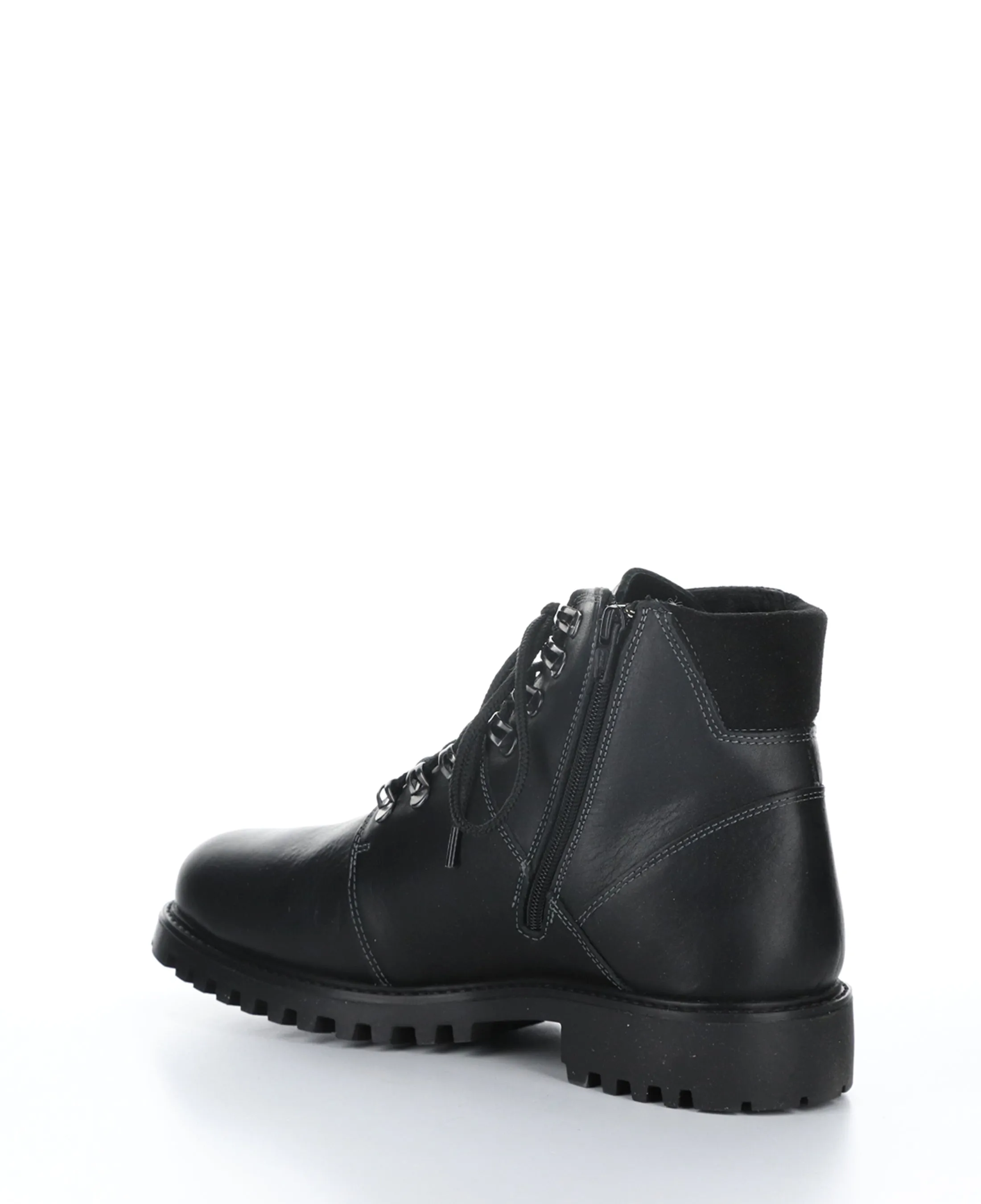 DAWSON Black Zip Up Boots|DAWSON Bottes avec Fermeture Zipp��e in Noir