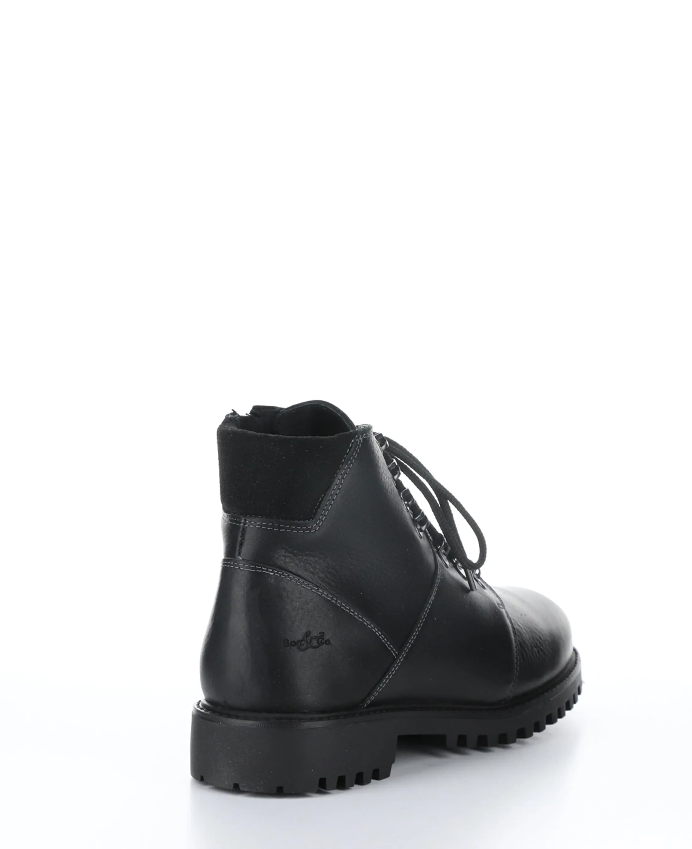 DAWSON Black Zip Up Boots|DAWSON Bottes avec Fermeture Zipp��e in Noir