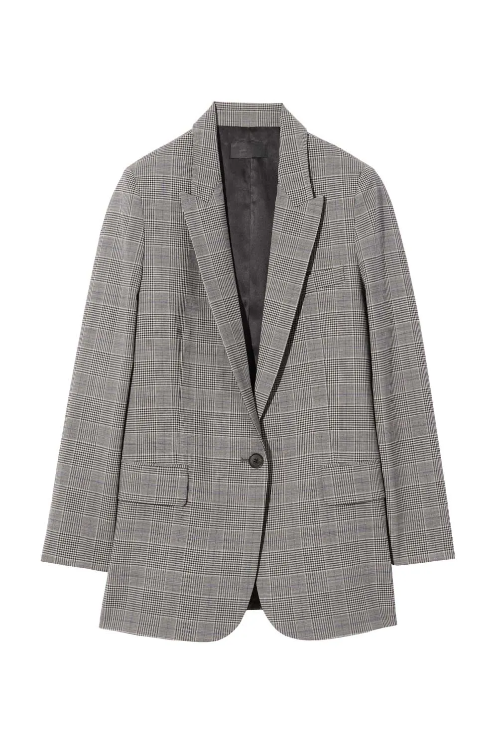 Diane Checked Wool-Blend Blazer