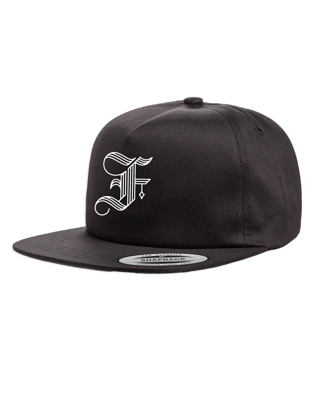 F Snapback Hat (Black)