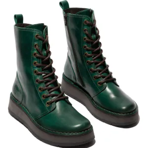 Fly London Women's RAMI043FLY Lace-Up Ankle Boots Shamrock Green