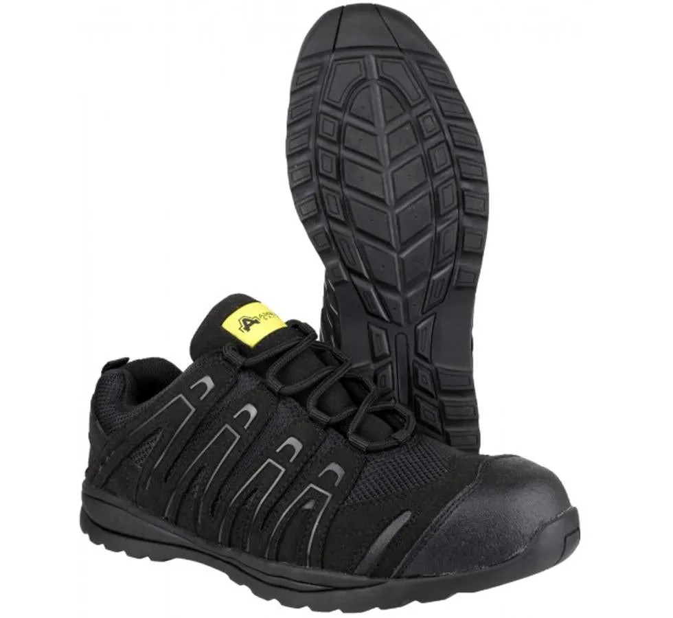 FS40c Amblers Safety Black Composite Mesh Trainers