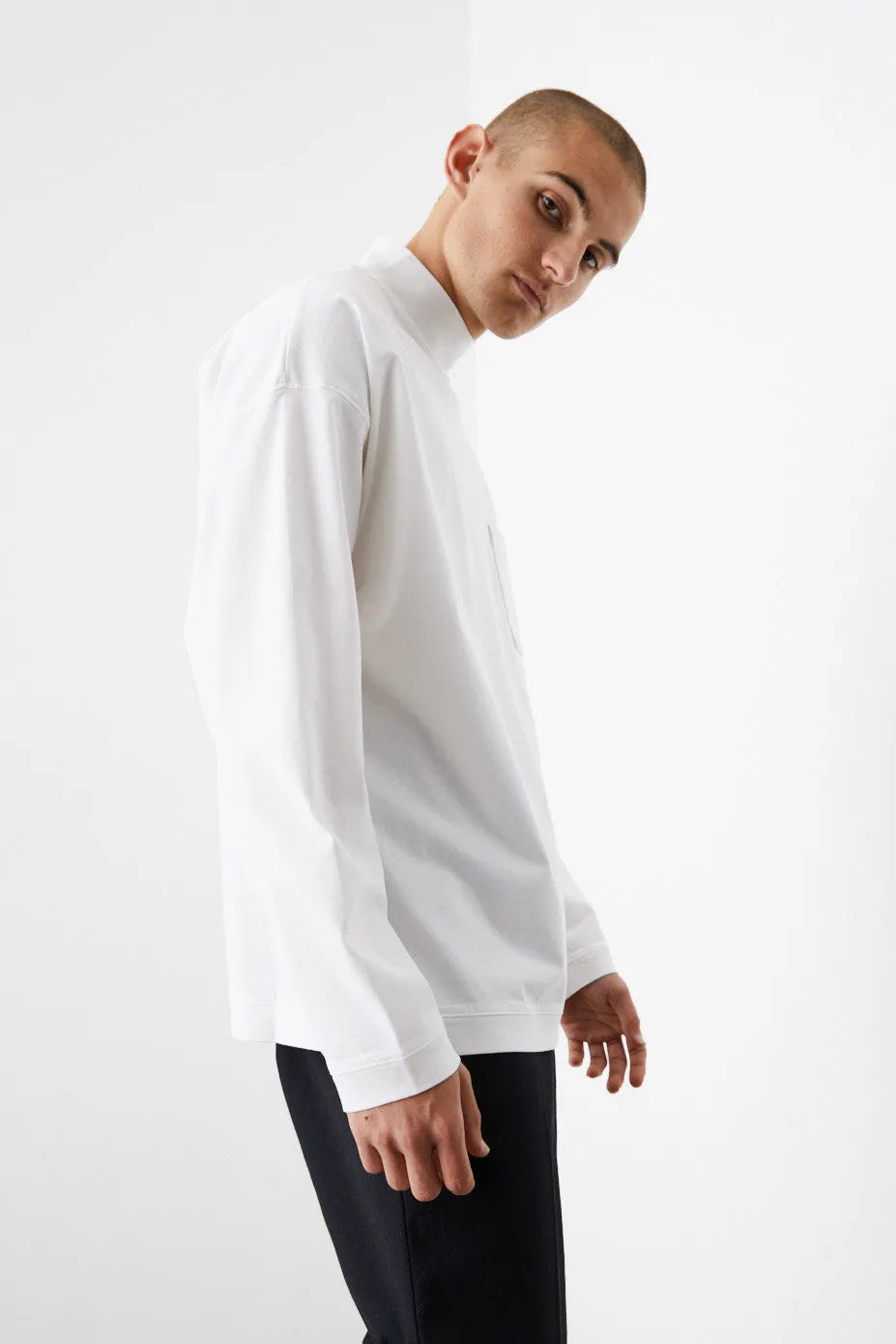 High Neck Long Sleeve T-Shirt