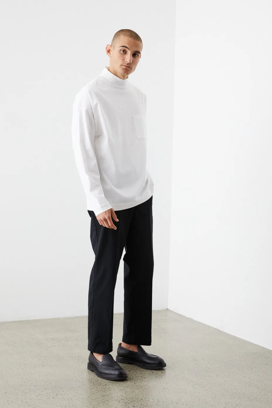 High Neck Long Sleeve T-Shirt