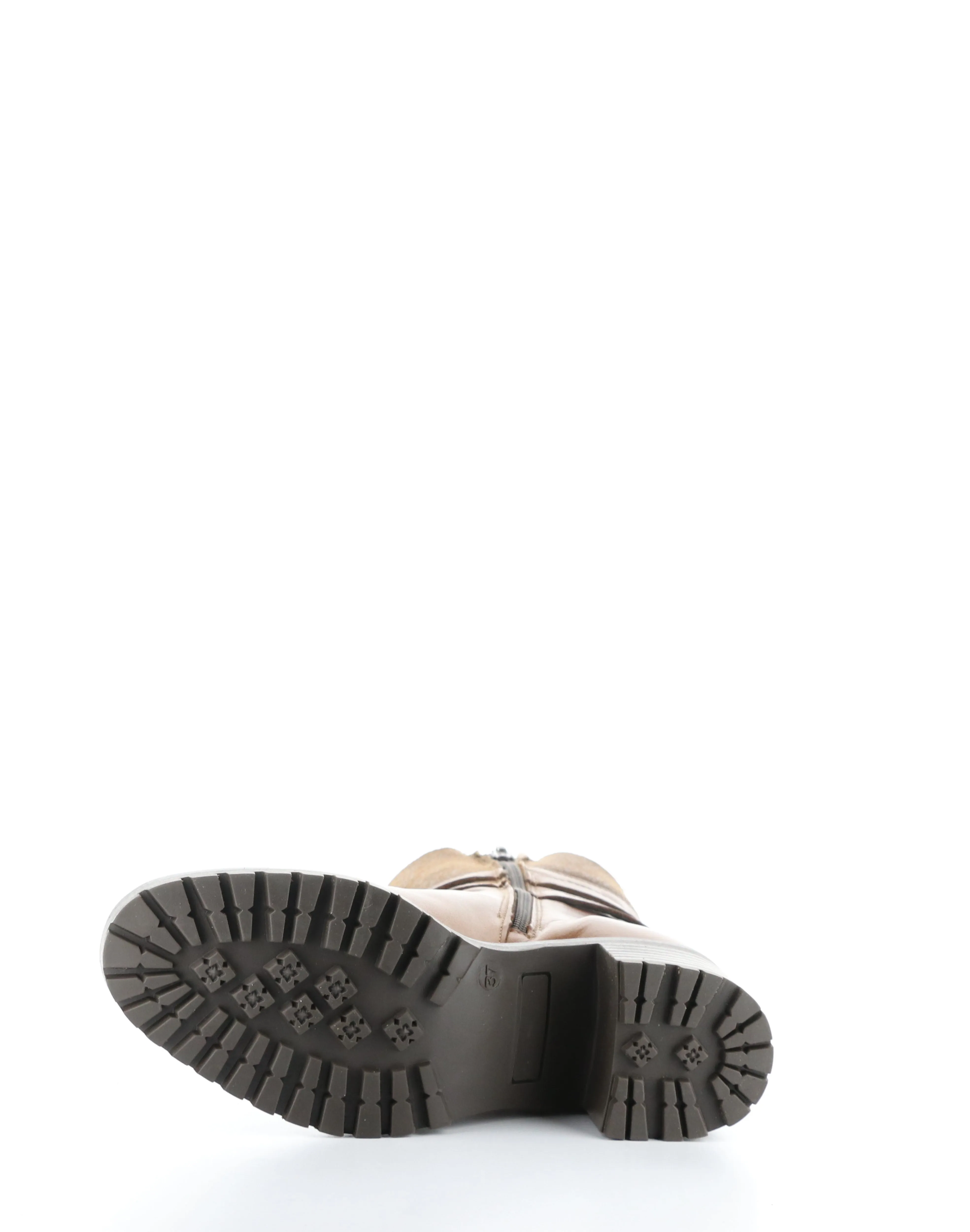 ILIAD RICH BROWN/TAUPE/CAMEL Round Toe Boots