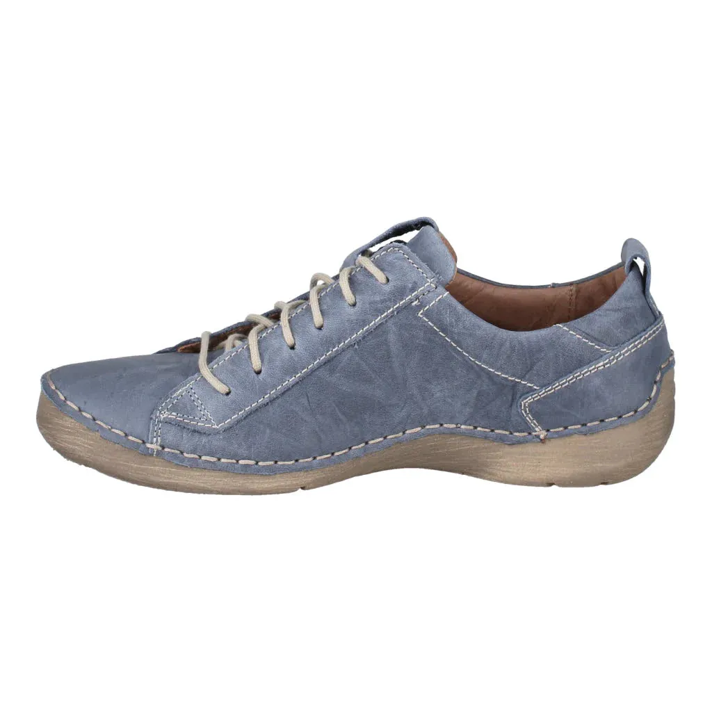 Josef Seibel Women's Fergey 56 Casual Leather Shoes Blue