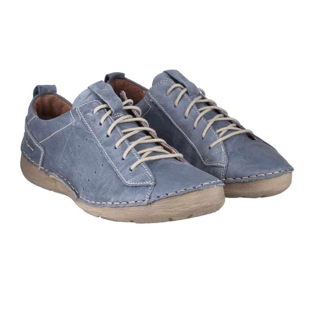 Josef Seibel Women's Fergey 56 Casual Leather Shoes Blue