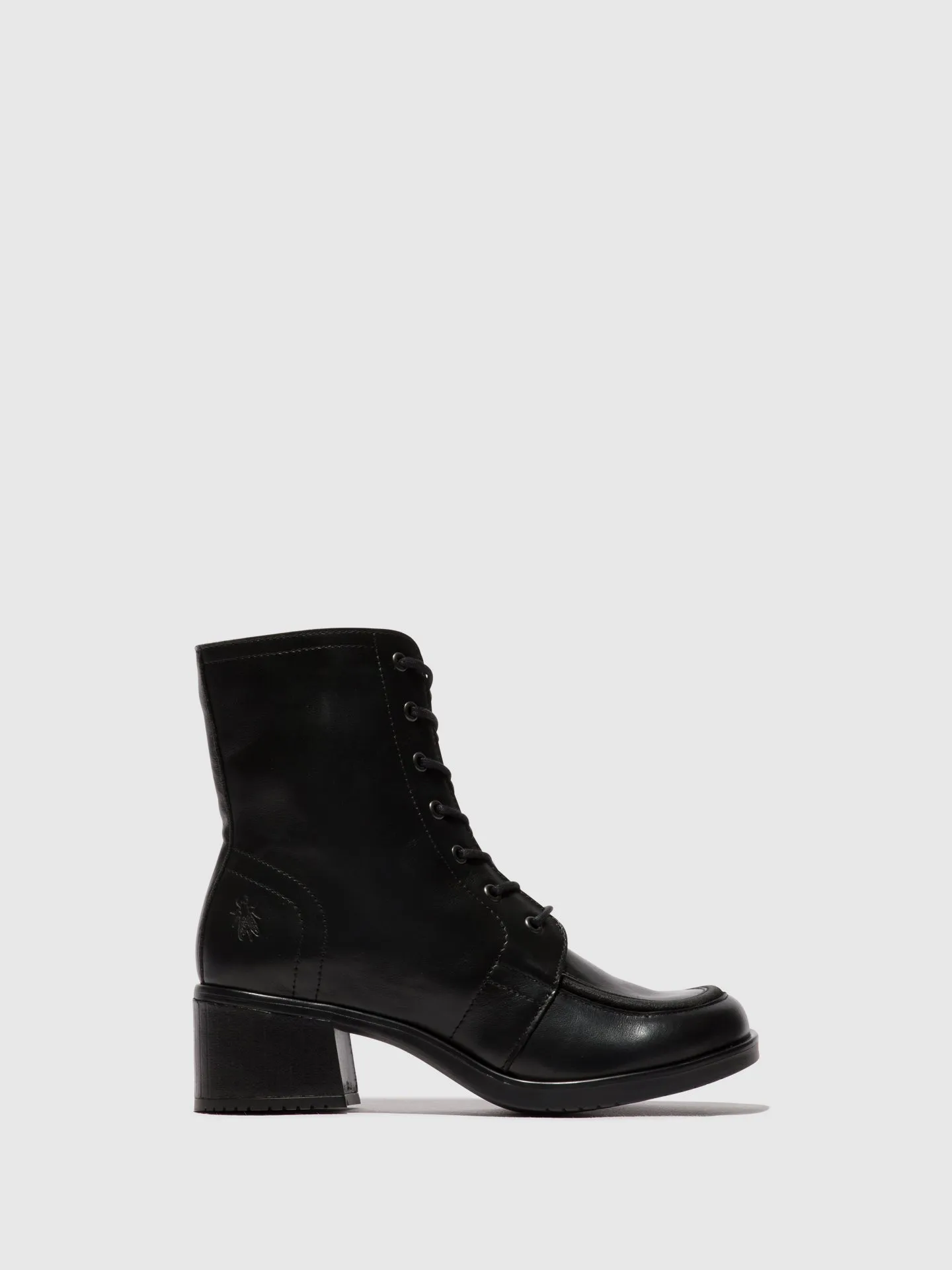 Lace-up Ankle Boots KASS017FLY BLACK