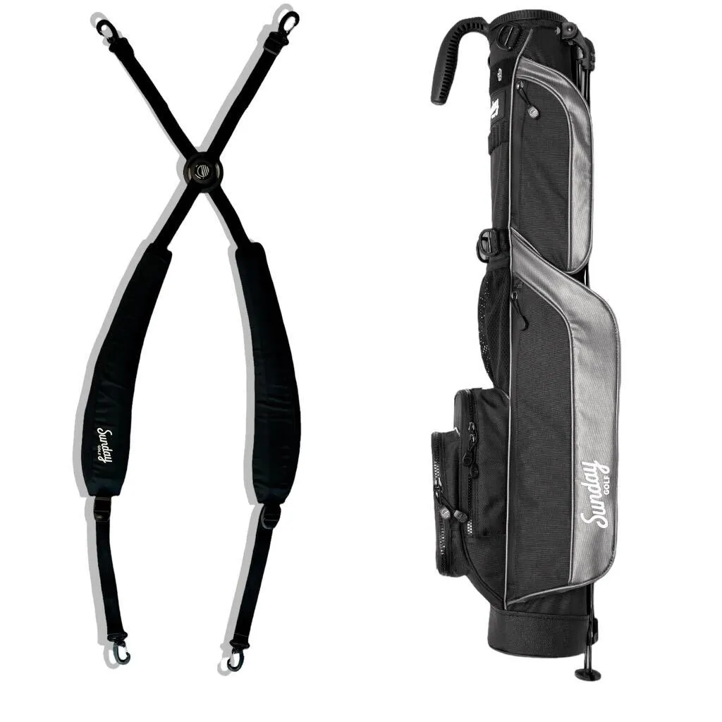 Loma Double Strap | Matte Black