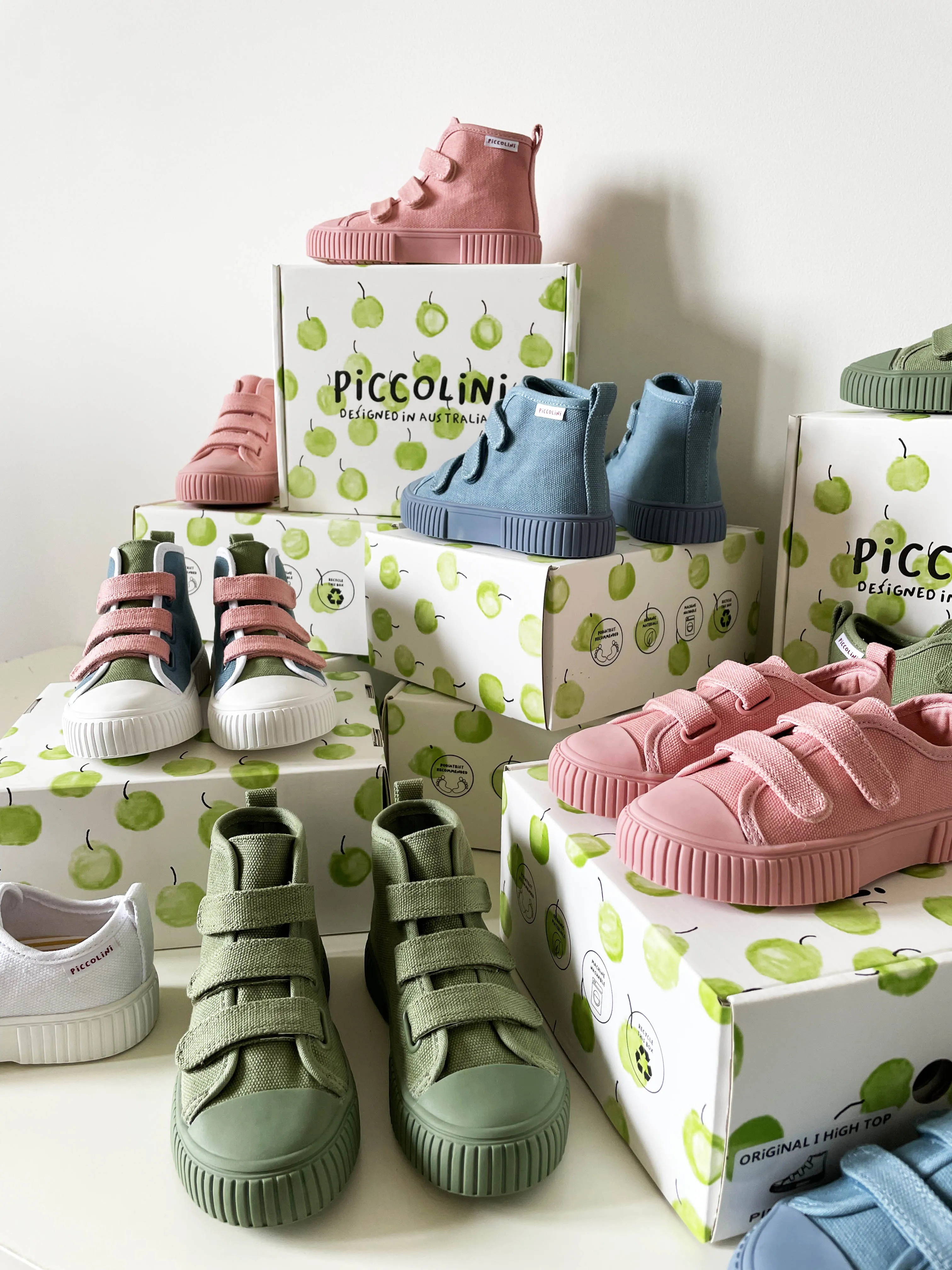 piccolini original high top sneaker - white