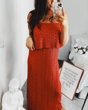 Red Sky At Night Dress