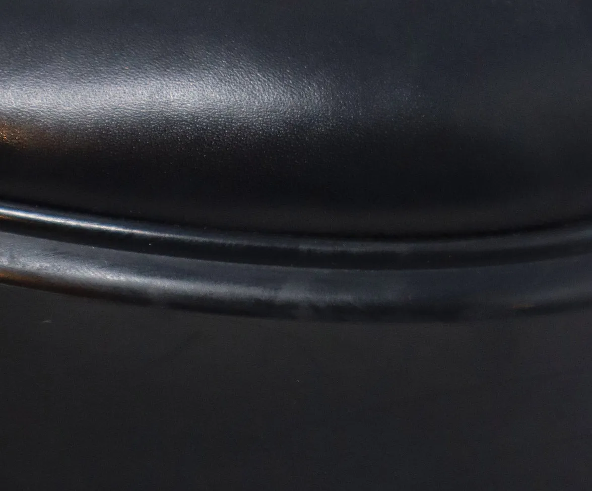 The Row Black Leather Platform Boots sz 9