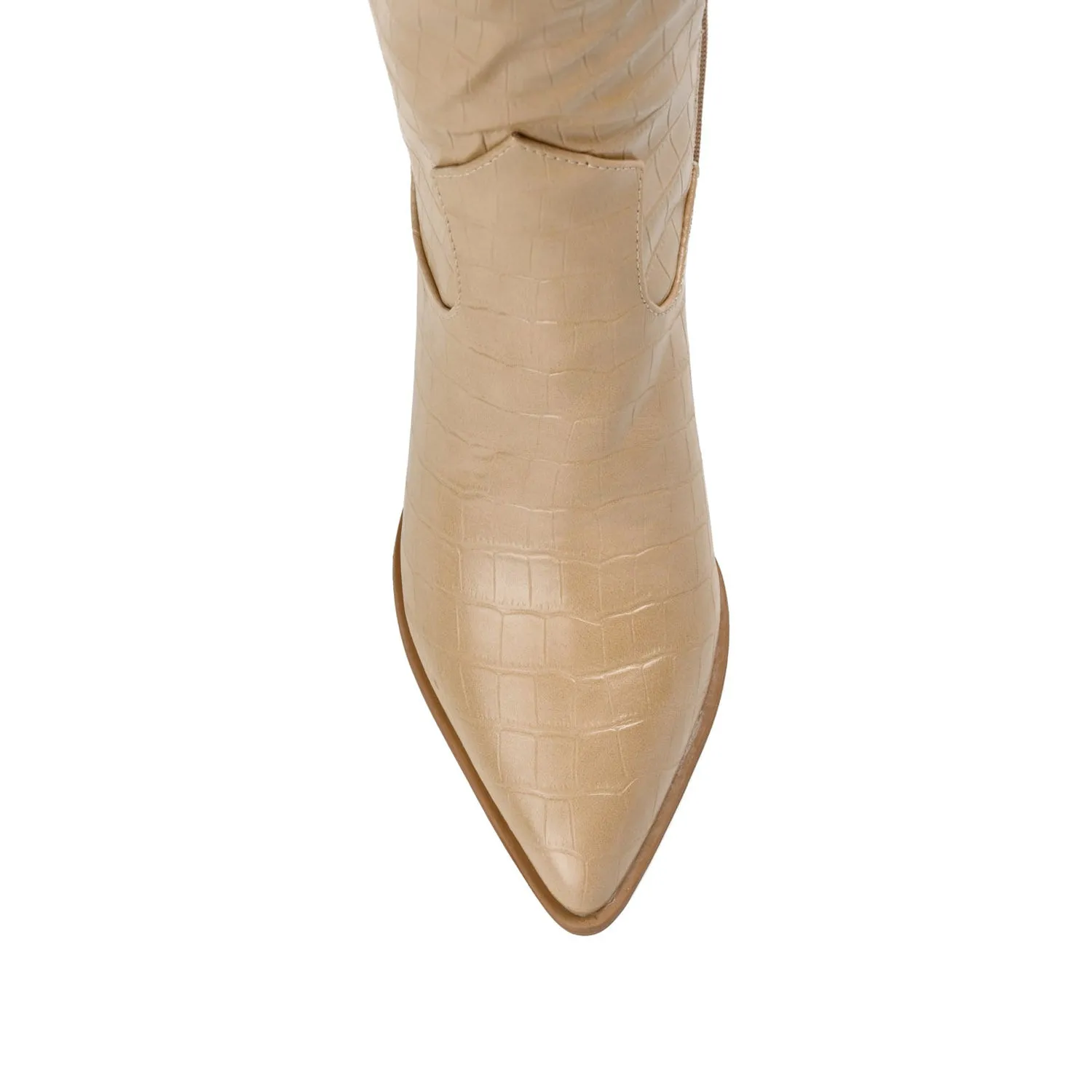 THERESE BOOTS IN WIDE WIDTH (FOOTBED)