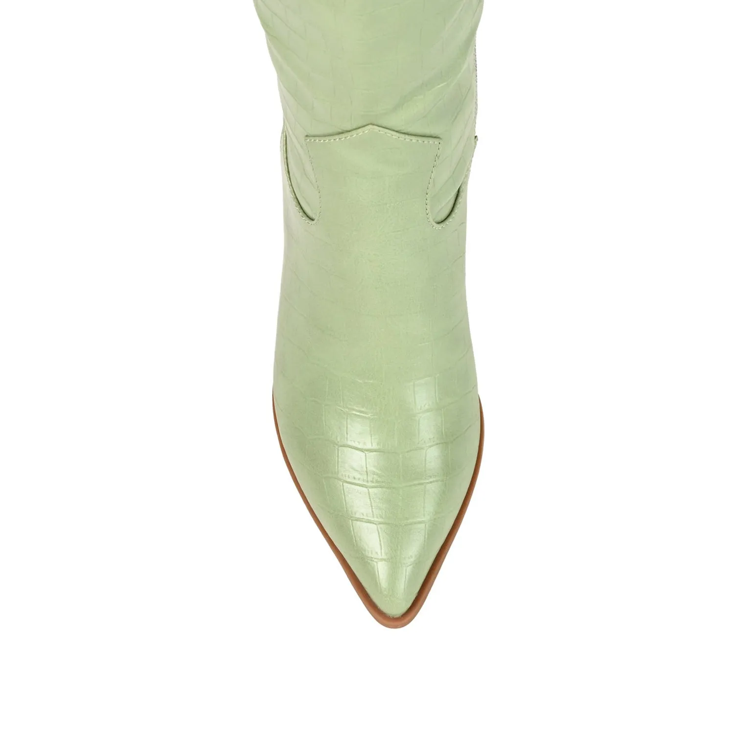 THERESE BOOTS IN WIDE WIDTH (FOOTBED)
