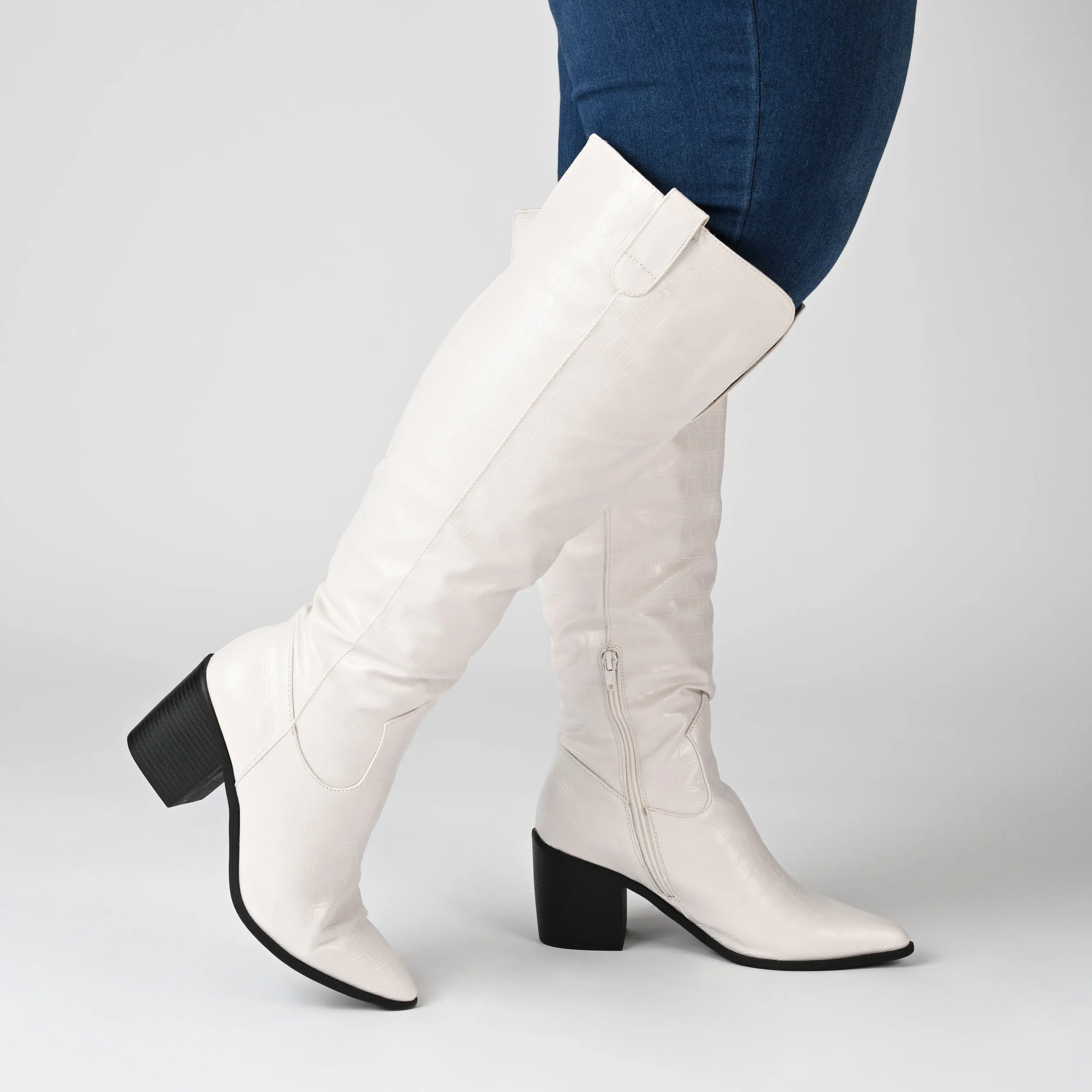 THERESE BOOTS IN WIDE WIDTH (FOOTBED)