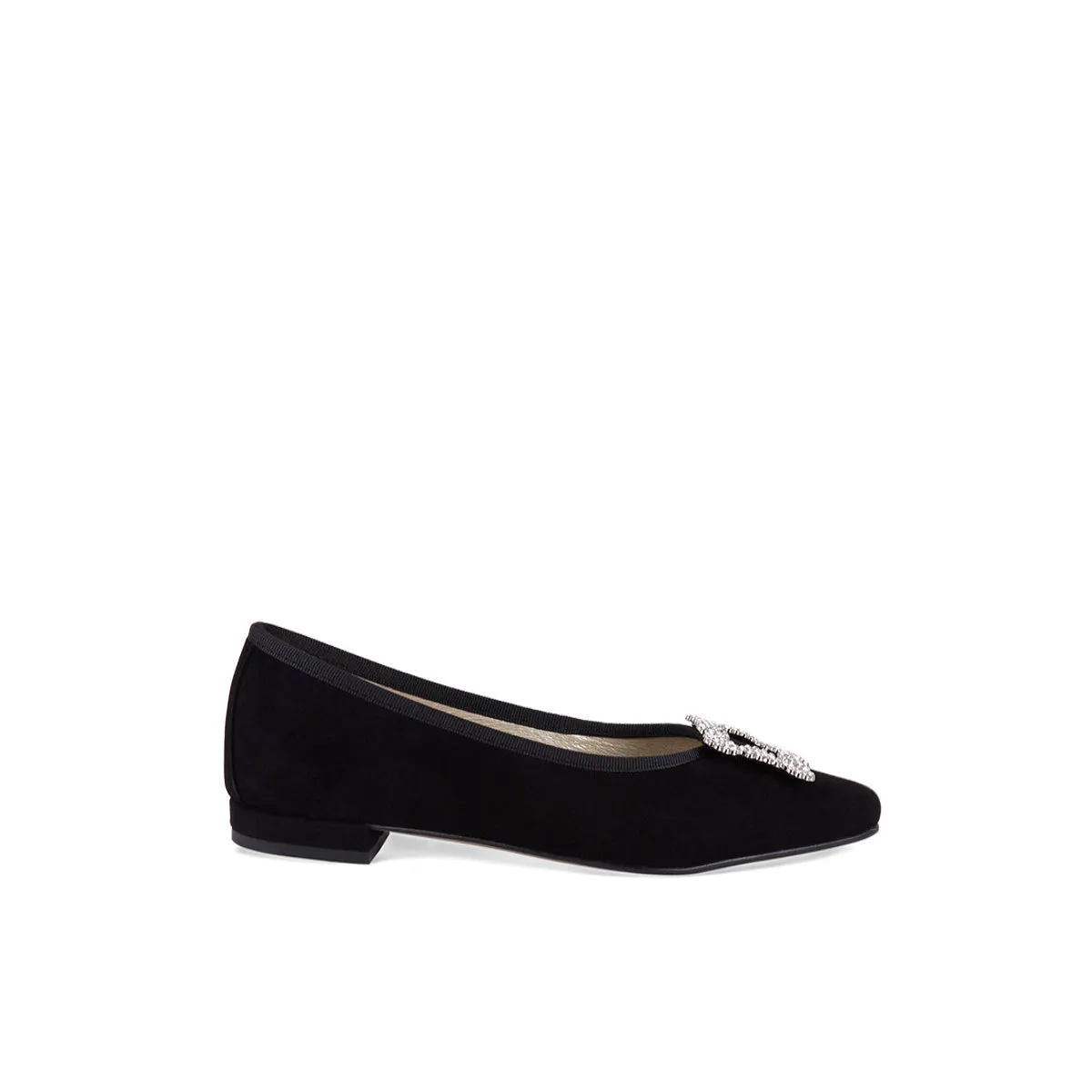 Tiara Pointy Black Suede