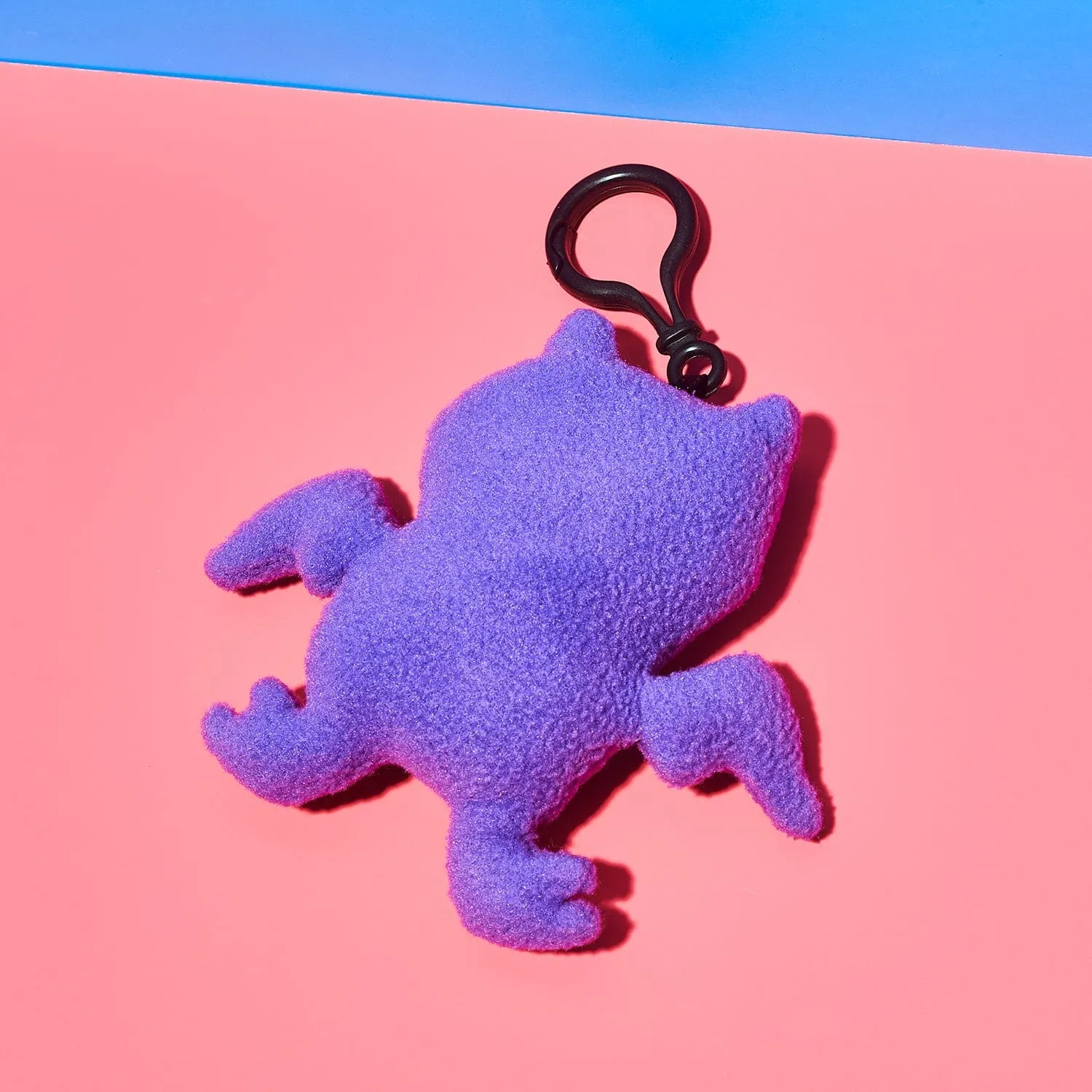 UglyDolls Plush Keychain Clip - Ice Bat Purple