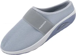 Women's Fashion Sneaker Mesh Slip On Black Non Slip Shoes for Women Comfortable White Running Shoes Men Suede Loafers Women Fashion Sneakers for Women