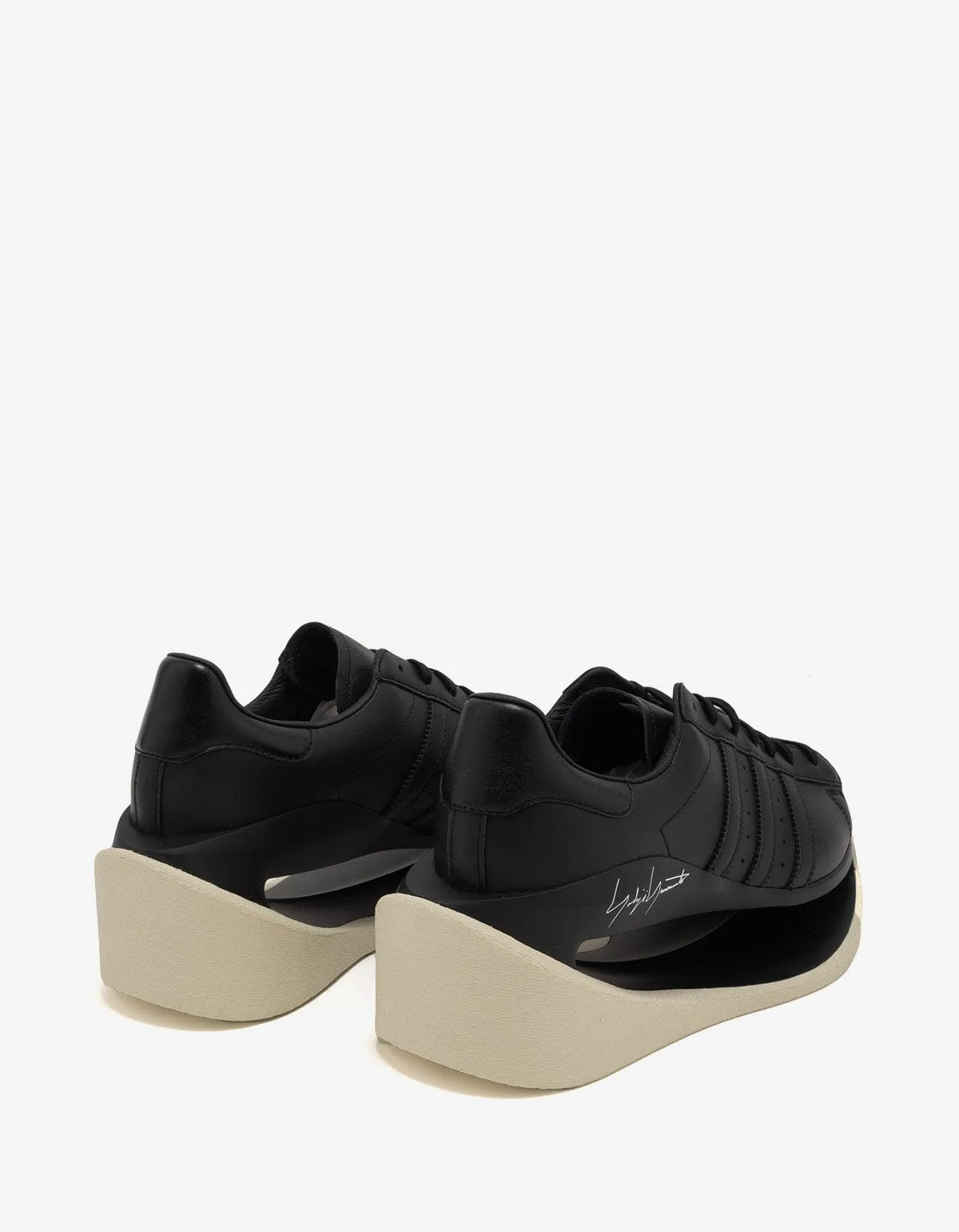 Y-3 Black Gendo Superstar Trainers