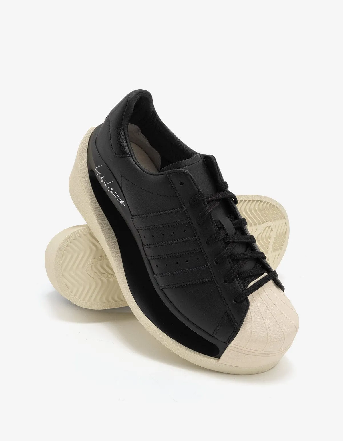 Y-3 Black Gendo Superstar Trainers
