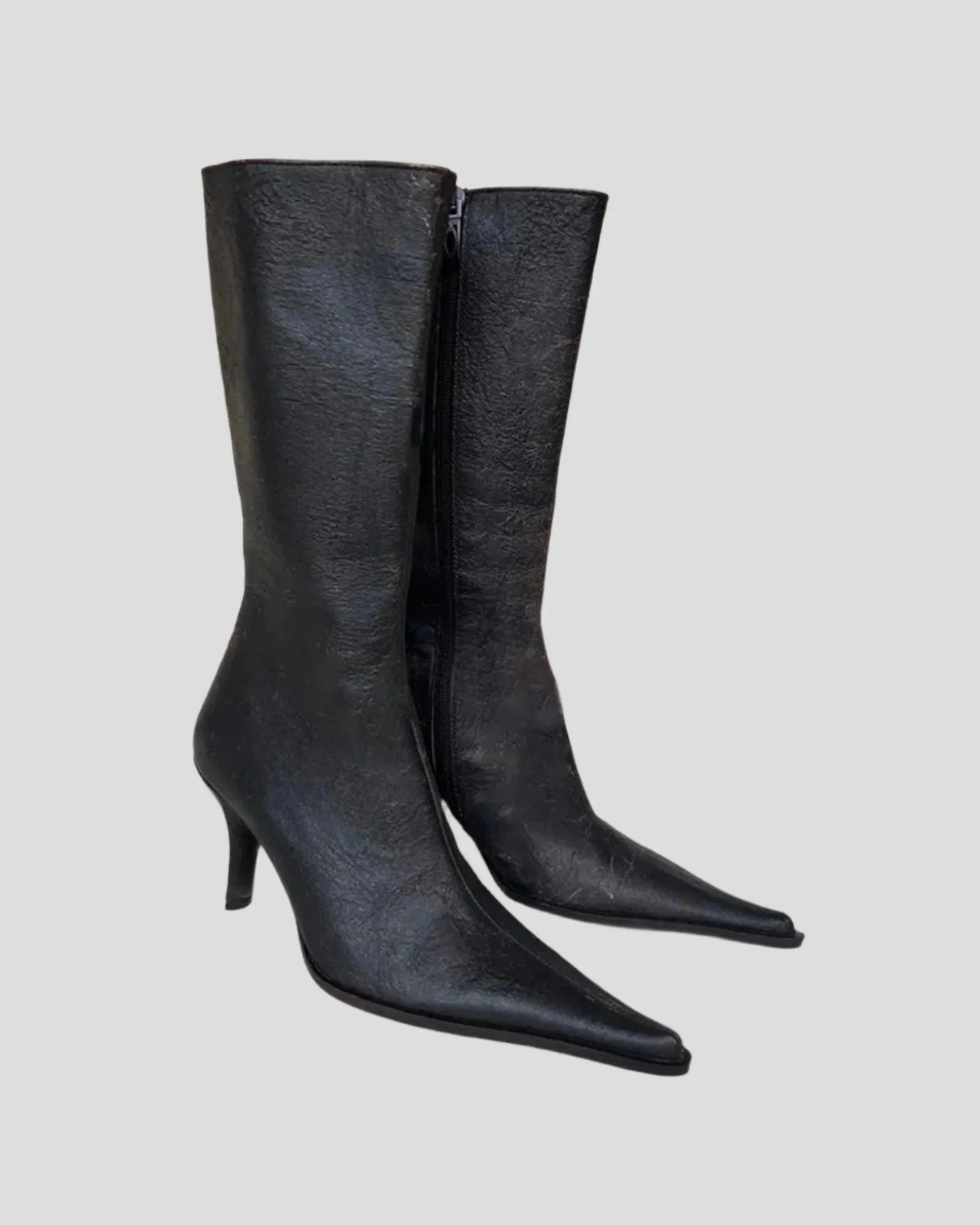 Zayd Detachable Cowboy Knee High Boots