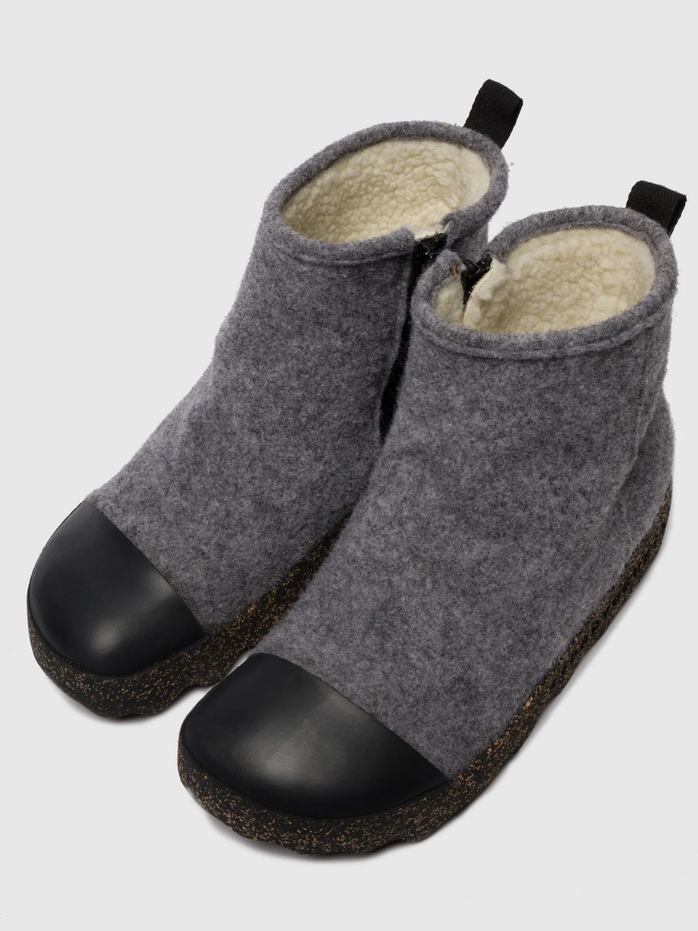 Zip Up Boots COSY Concrete
