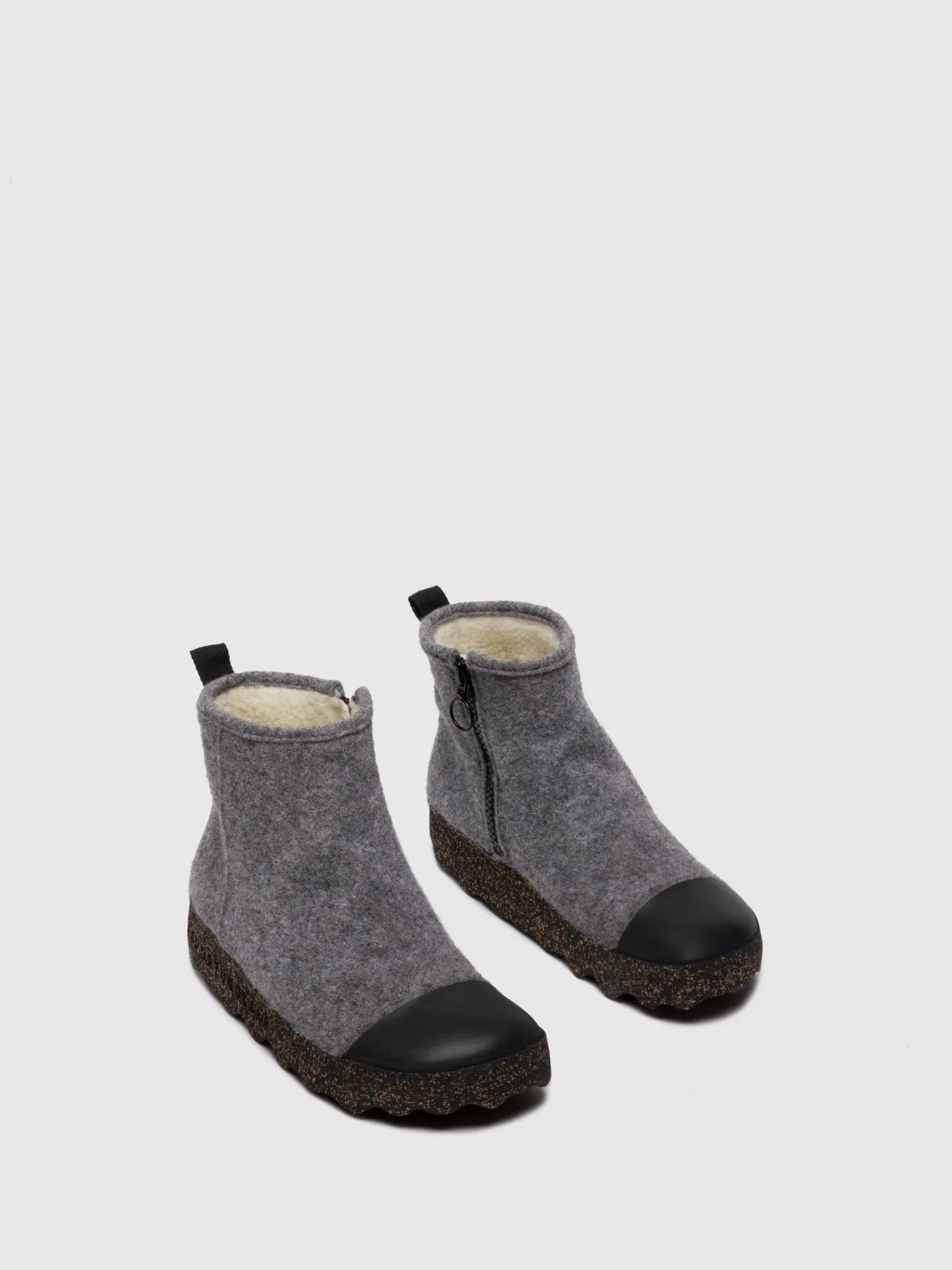 Zip Up Boots COSY Concrete
