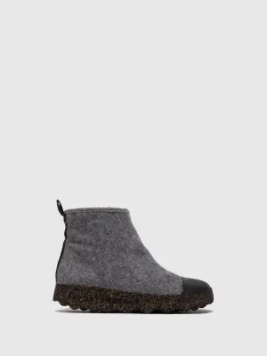Zip Up Boots COSY Concrete